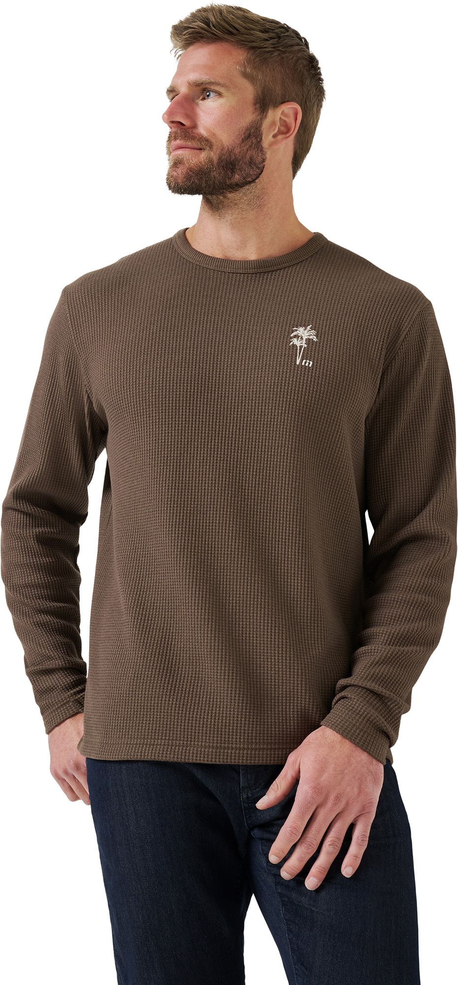 TravisMathew Men's Souvenir Stand Long Sleeve Golf Shirt product image