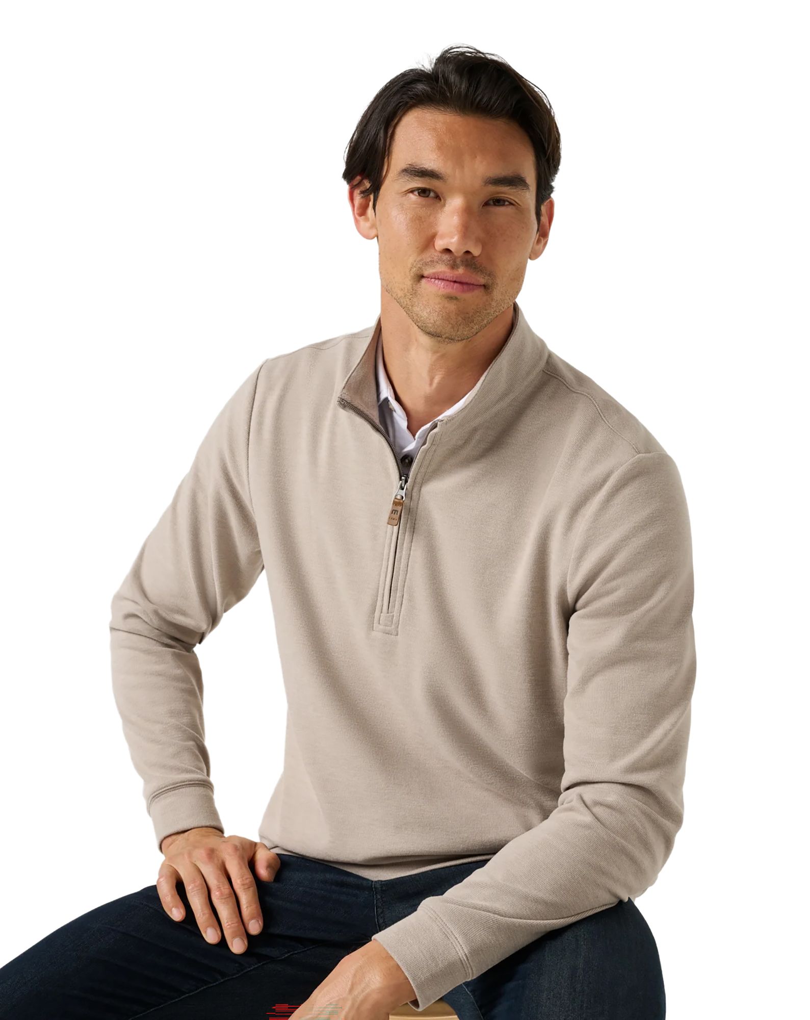 TravisMathew Men's Cloud Sweater Golf ¼ Zip product image