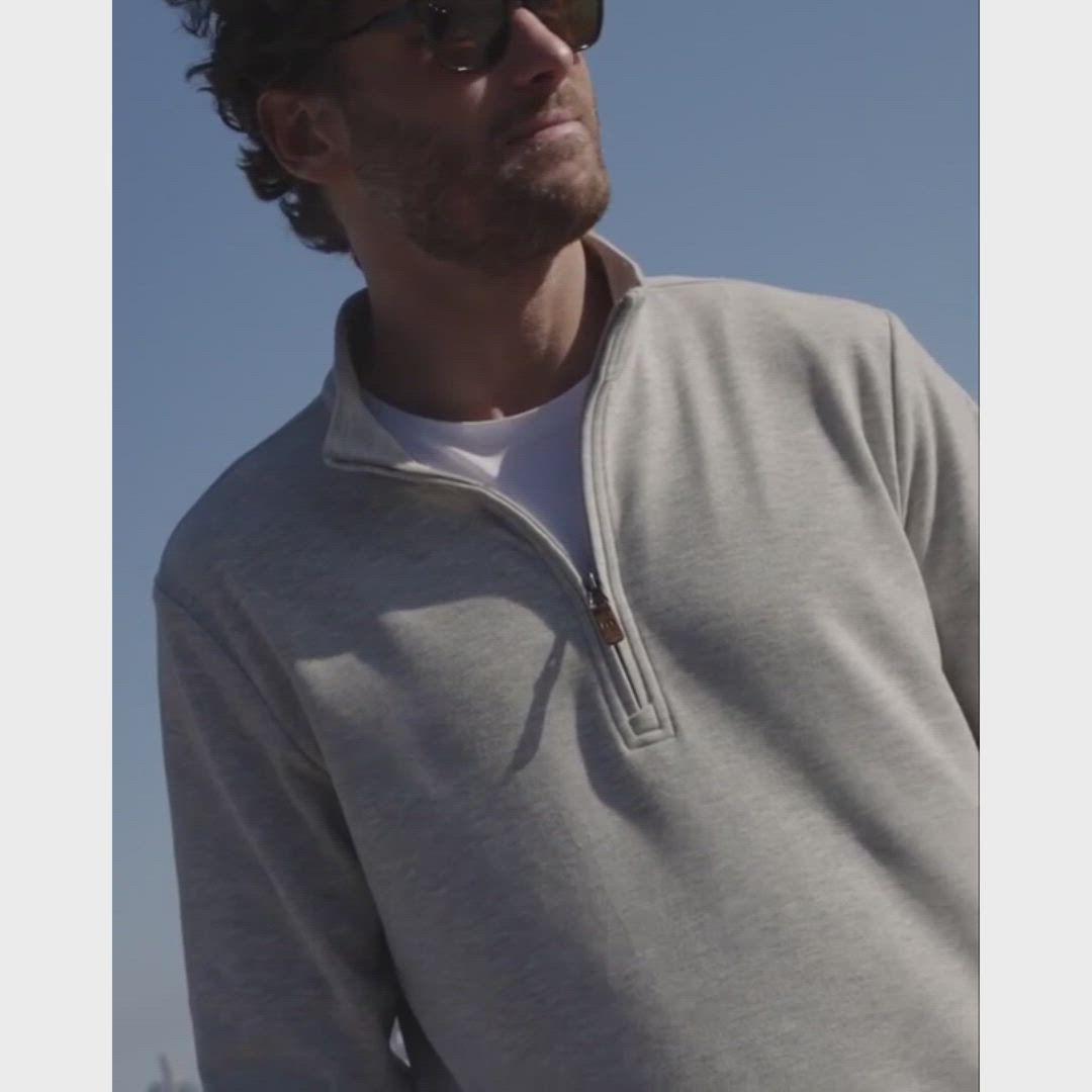 TravisMathew Men's Cloud Sweater Golf ¼ Zip product