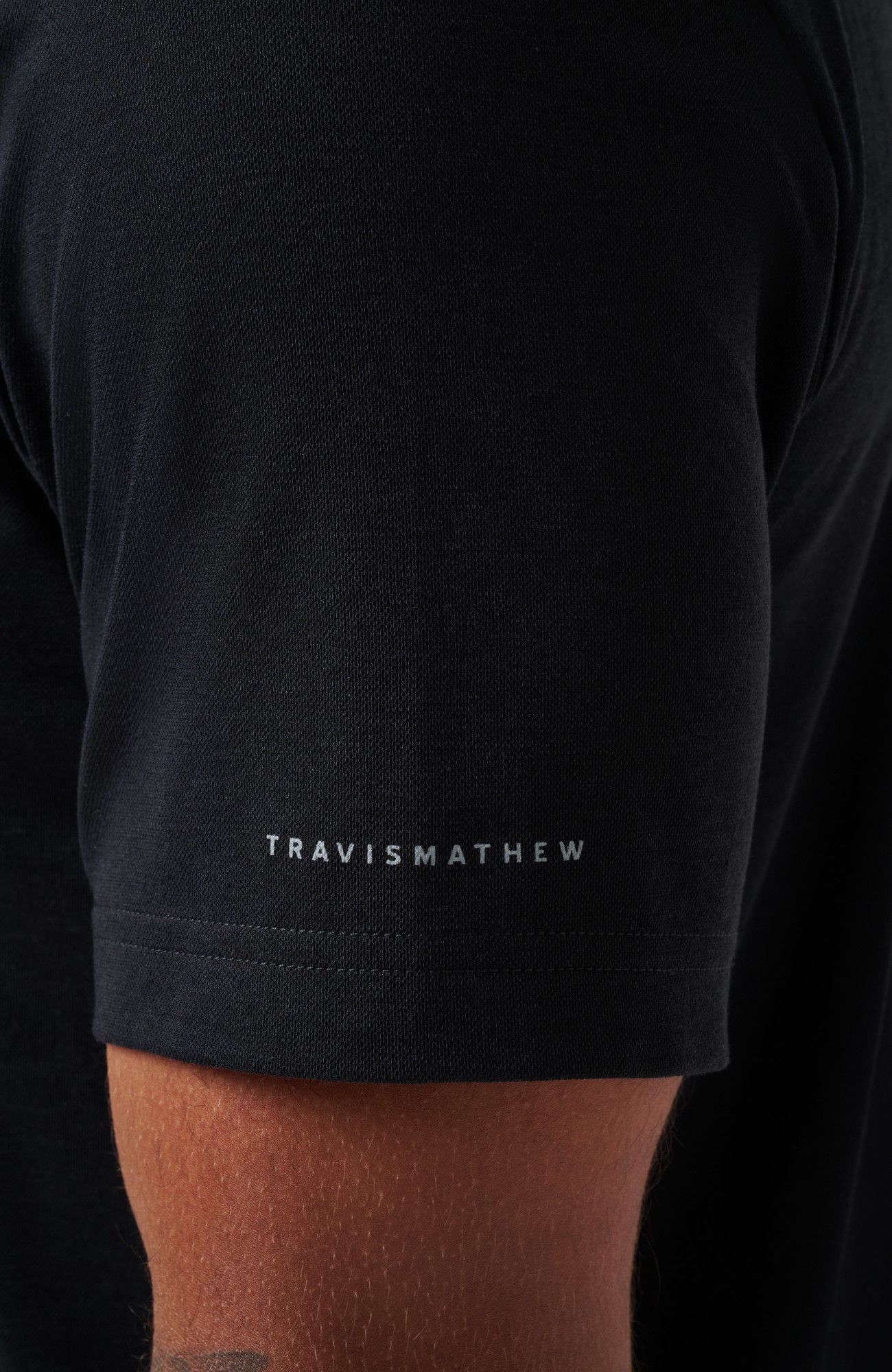 TravisMathew Men's New York Mets Black Polo product image