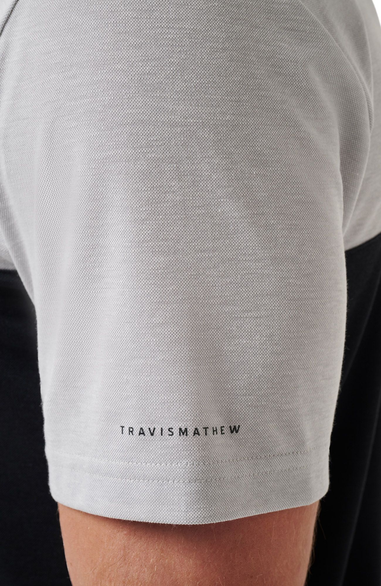 TravisMathew Adult New York Mets Home Run Heather Grey Polo product image