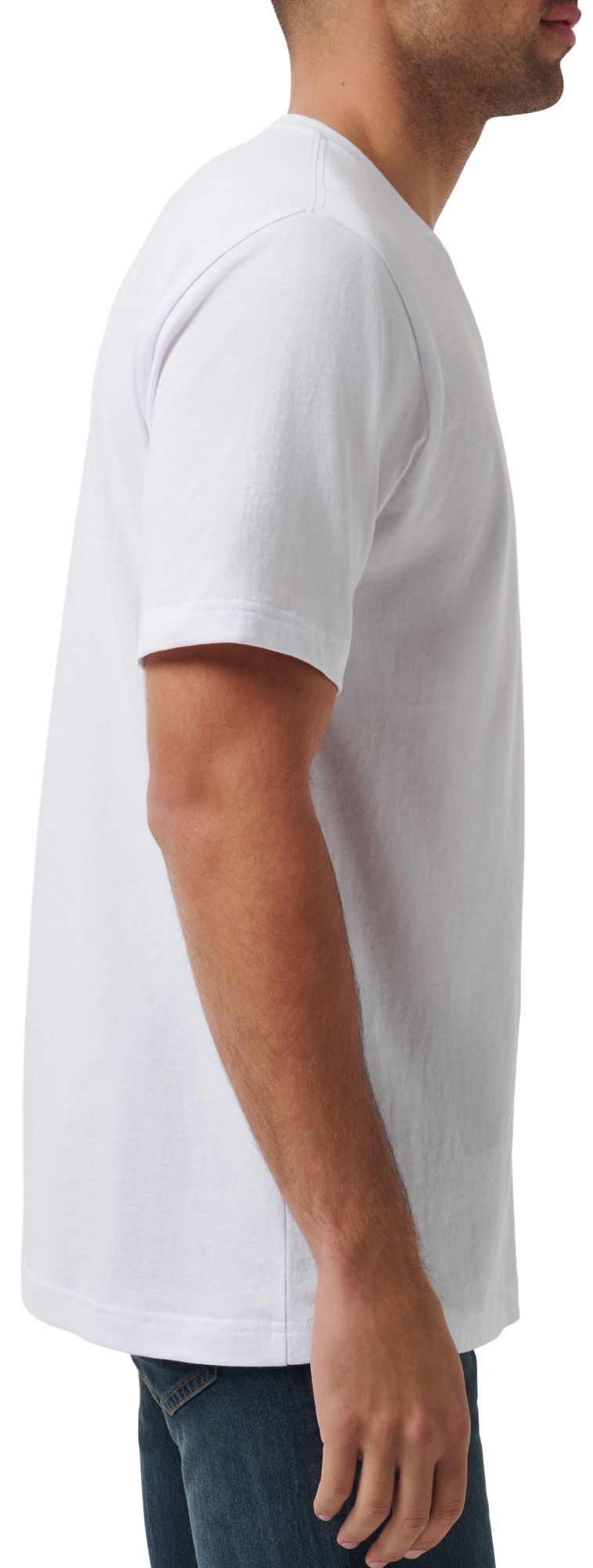 TravisMathew Men's Chicago Cubs White Sunset Slam T-Shirt product image