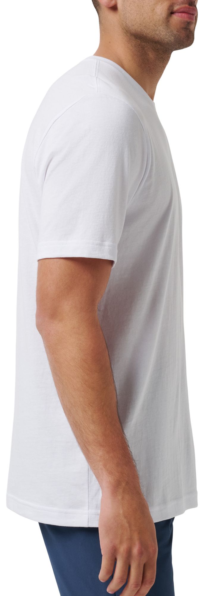 TravisMathew Men's Atlanta Braves White Sunset Slam T-Shirt product image