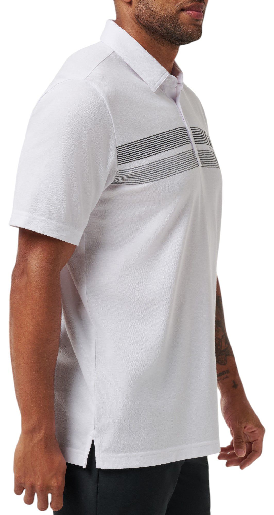 TravisMathew Men's Arizona Diamondbacks White Recruit Polo product image