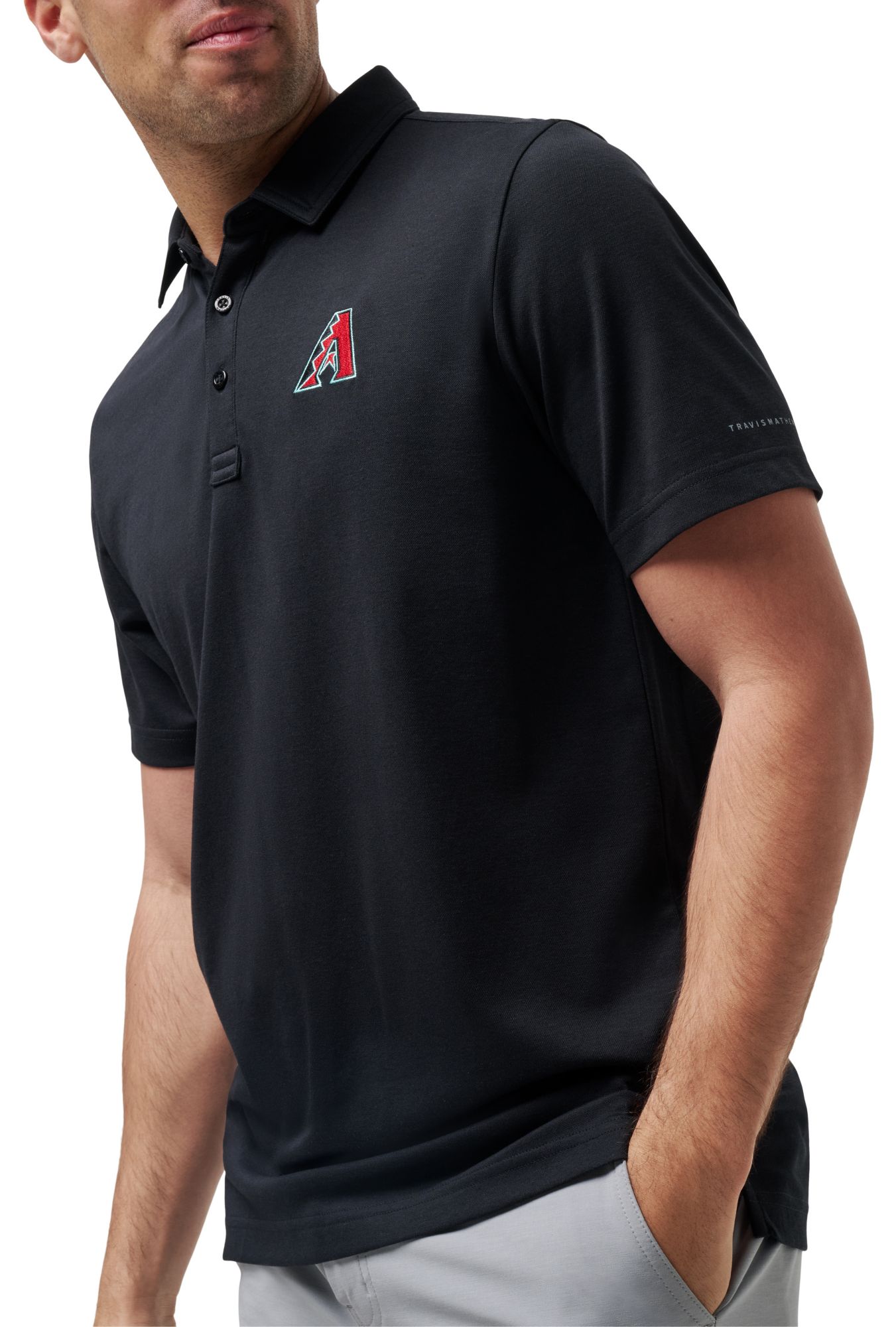 TravisMathew Men's Arizona Diamondbacks Black Polo product image