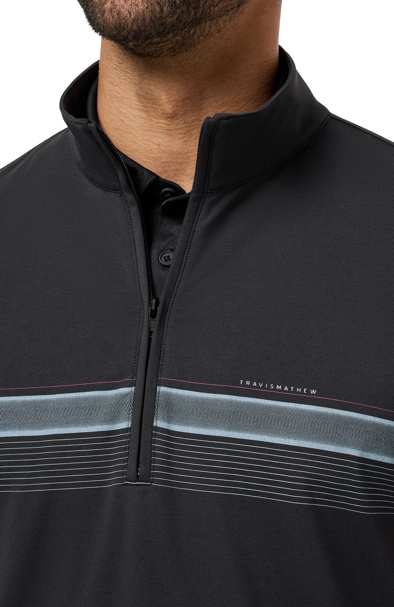 TravisMathew Men's Nautical Adventure Golf ¼ Zip product image