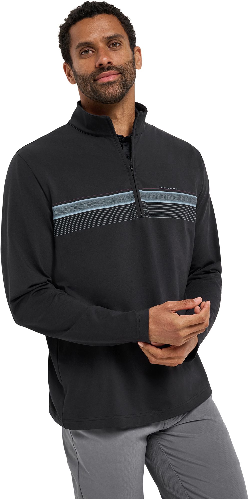 TravisMathew Men's Nautical Adventure Golf ¼ Zip product image