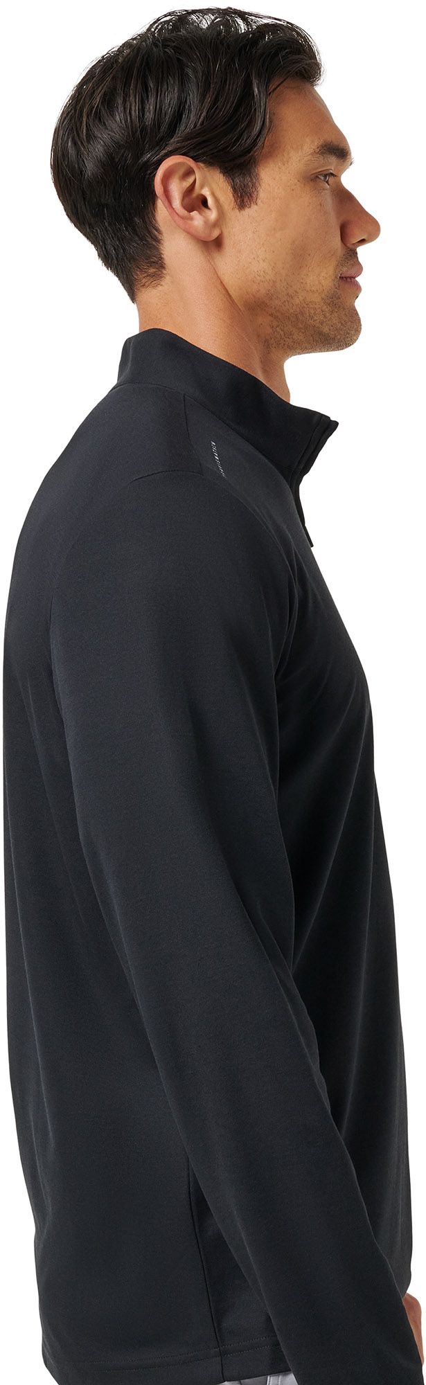 TravisMathew Men's Texas Longhorns Black 'Time to Tailgate' Quarter-Zip Pullover Jacket product image