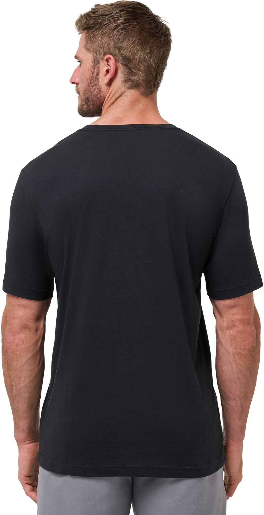 TravisMathew Men's Nebraska Cornhuskers Black Playoffs Short Sleeve T-Shirt product image