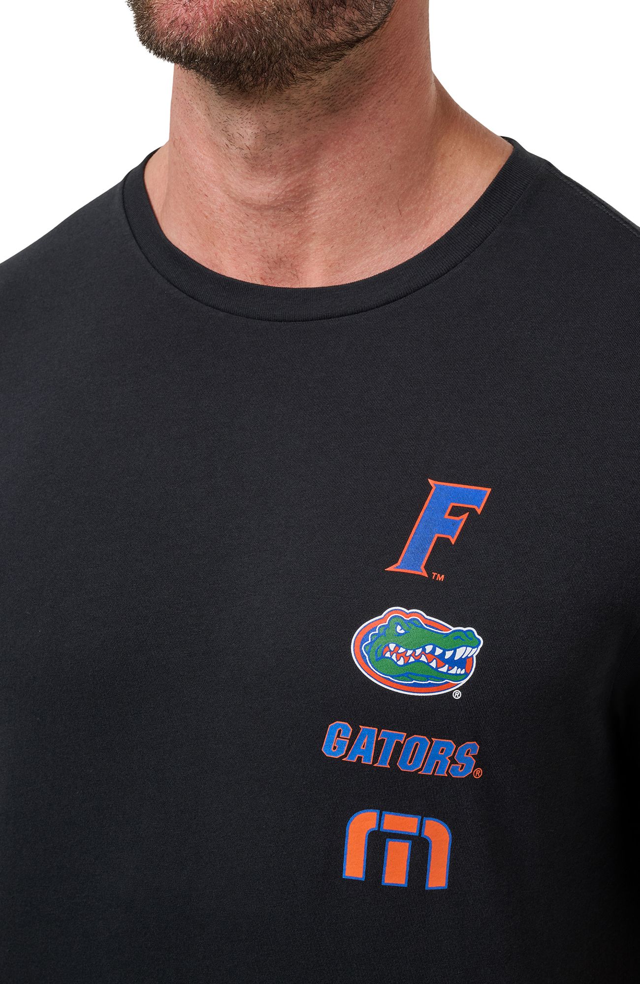 TravisMathew Men's Florida Gators Black Playoffs Short Sleeve T-Shirt product image
