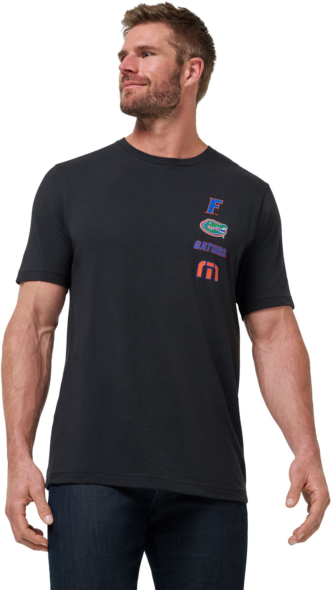 TravisMathew Men's Florida Gators Black Playoffs Short Sleeve T-Shirt product image