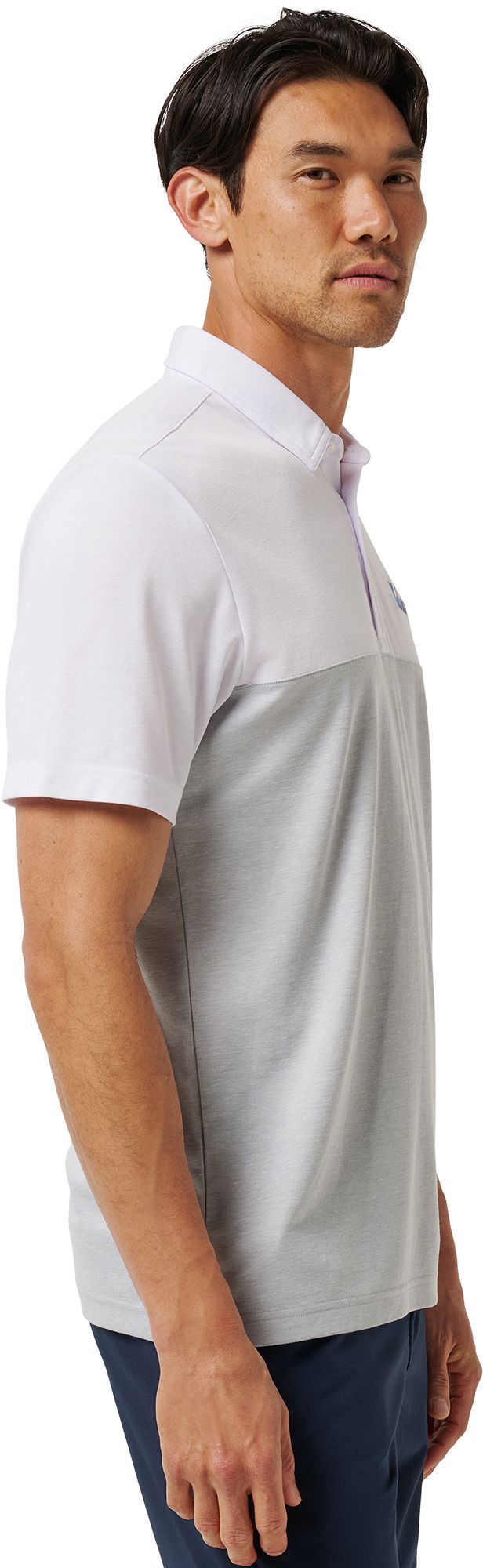 TravisMathew Men's UCLA Bruins White Drop Back Polo product image