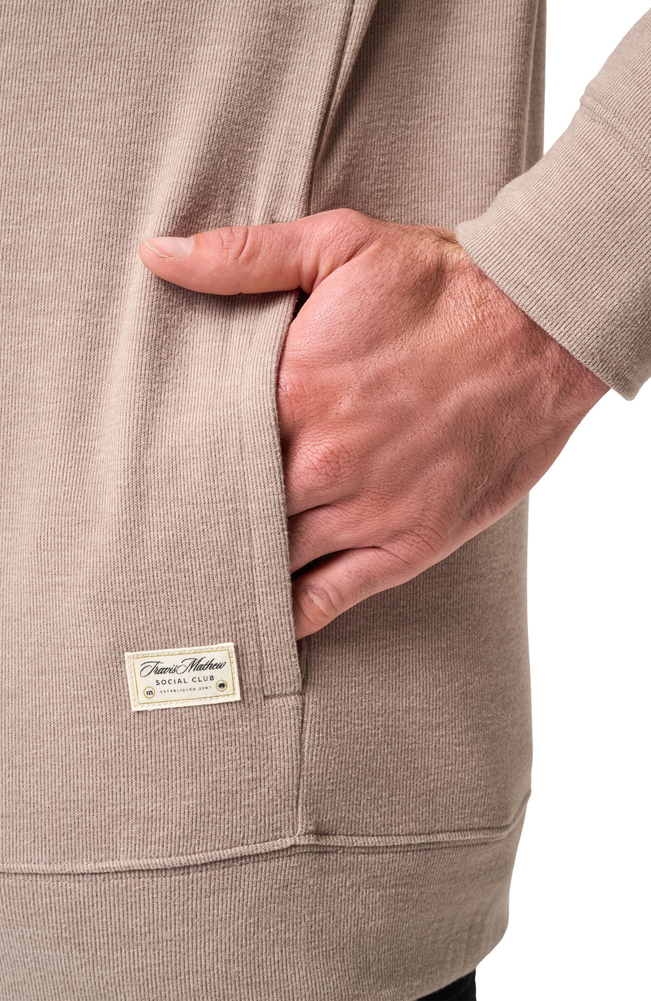 TravisMathew Men's Cloud Cardigan Golf Sweater product image