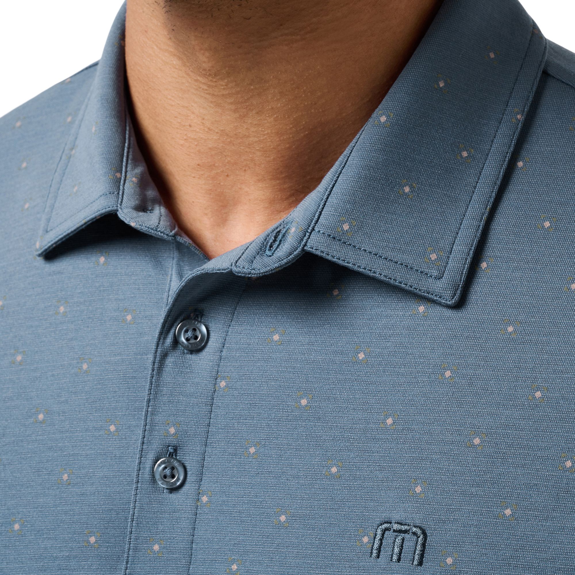 TravisMathew Men's Performance Jersey Wave Golf Polo product image