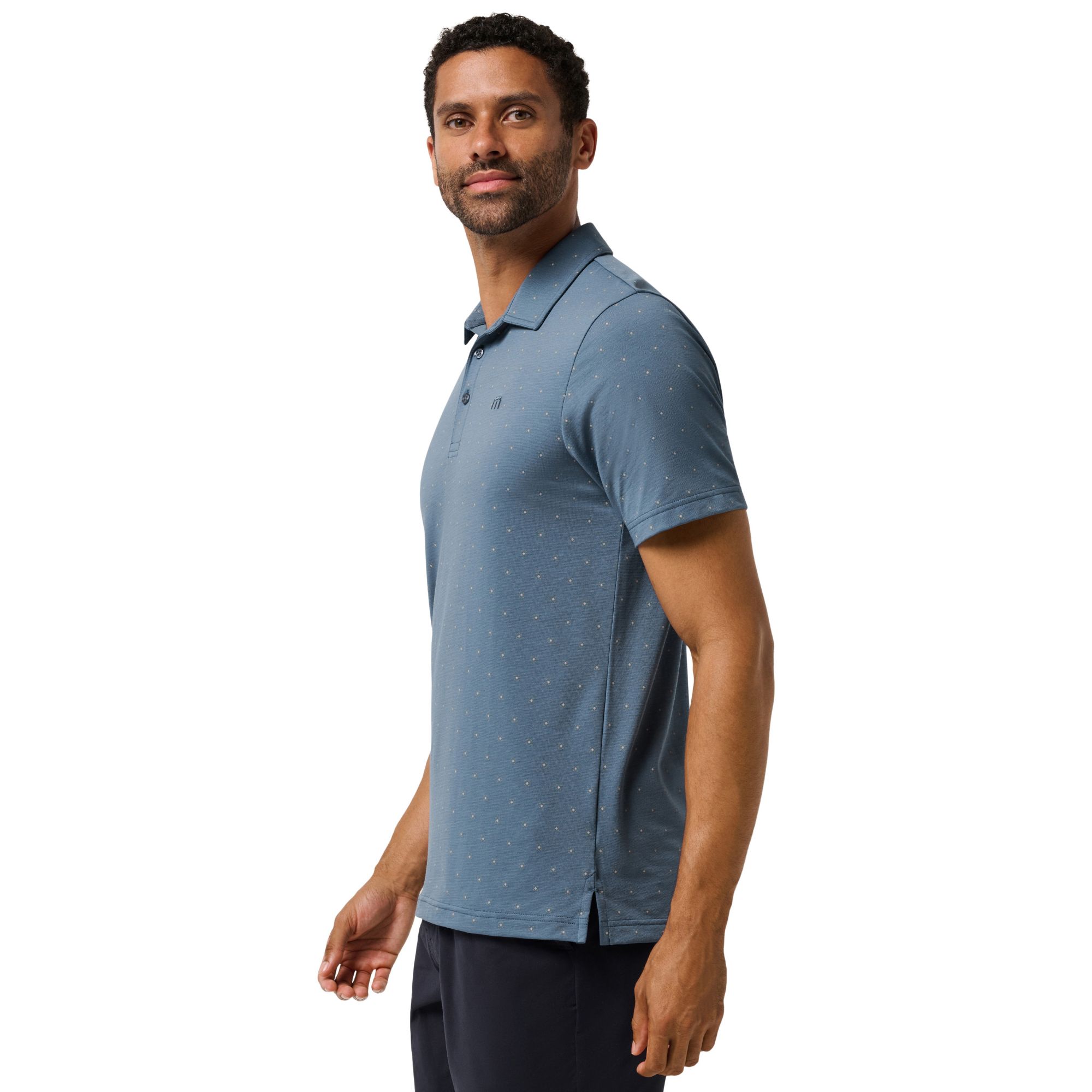 TravisMathew Men's Performance Jersey Wave Golf Polo product image