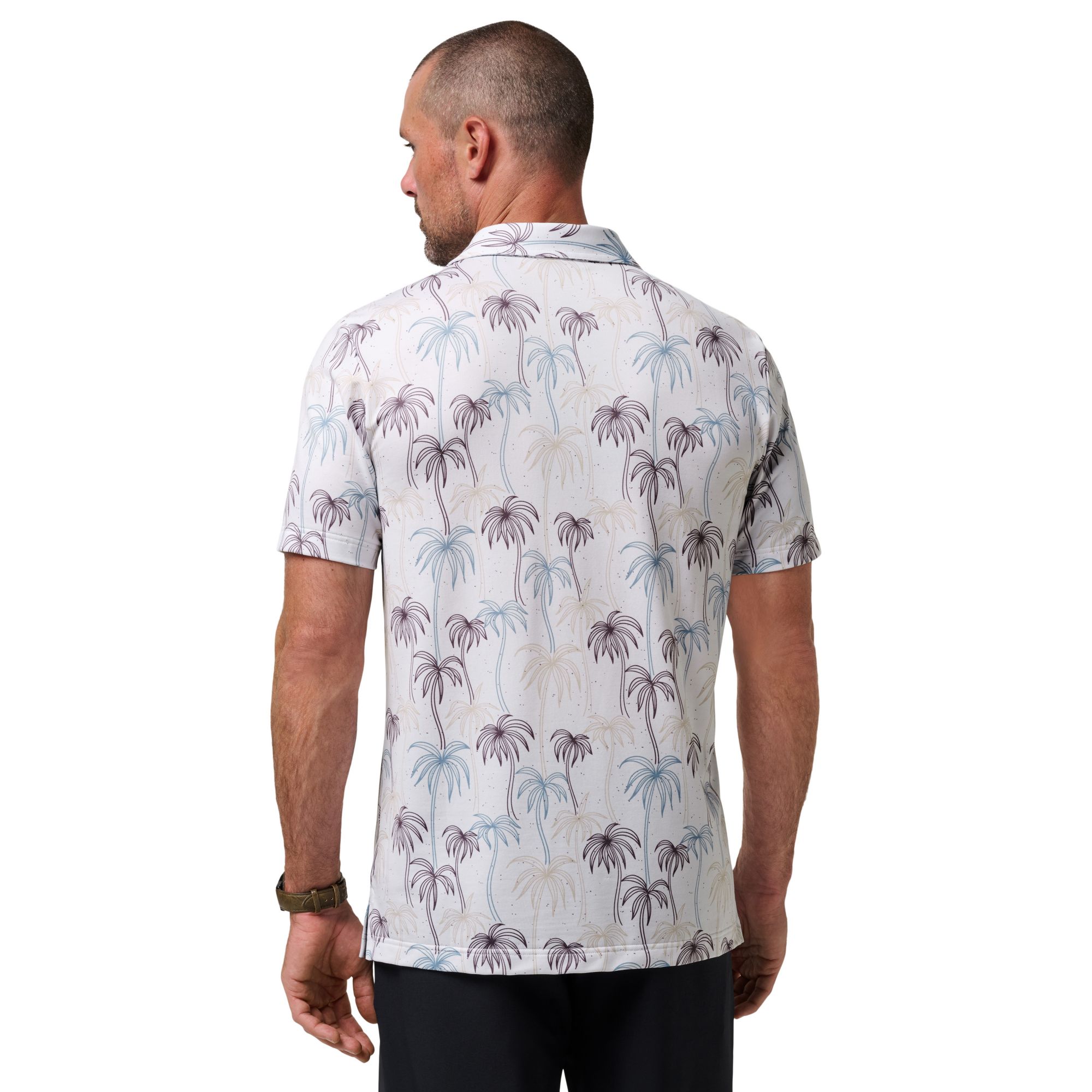 TravisMathew Men's Featherweight Palms Golf Polo product image