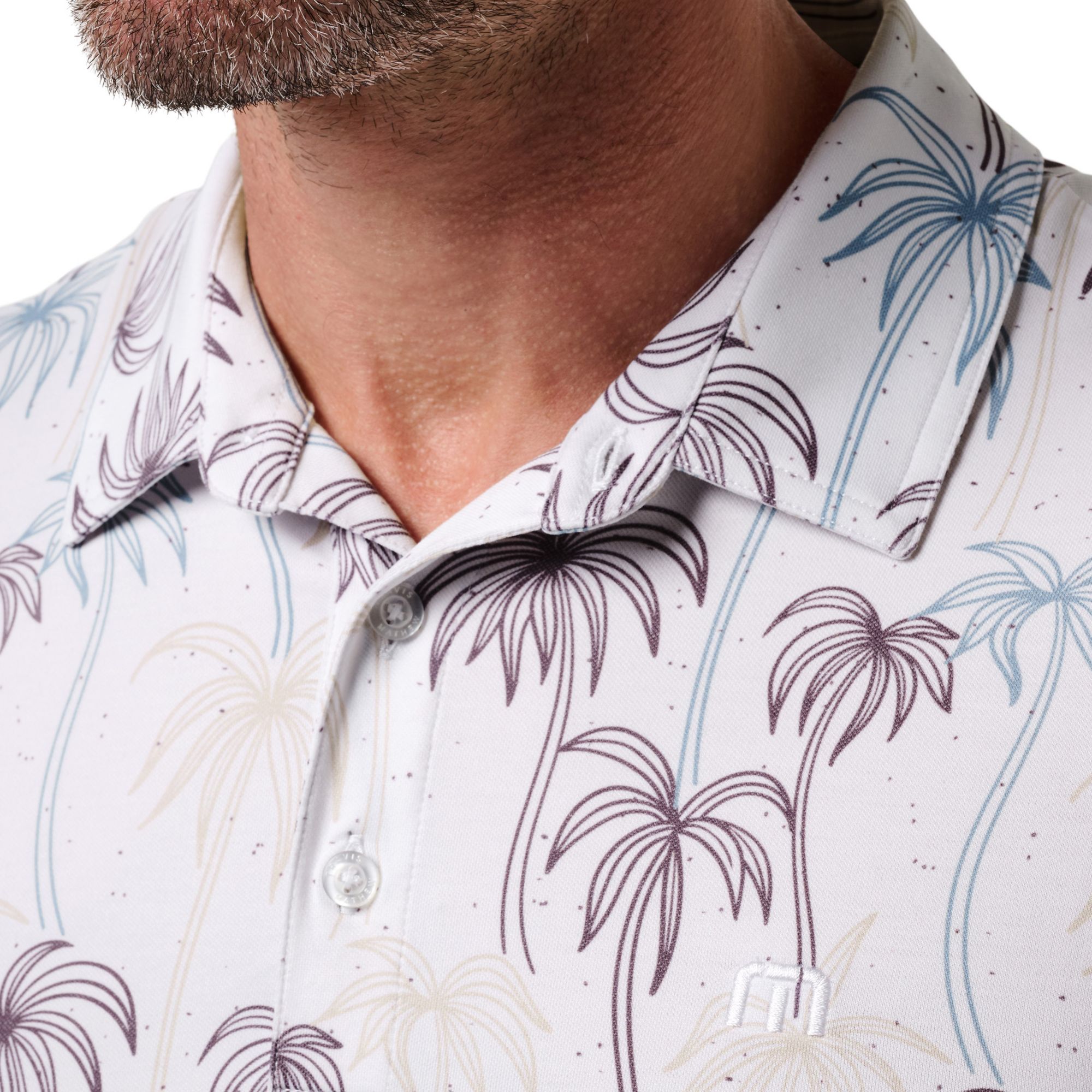 TravisMathew Men's Featherweight Palms Golf Polo product image