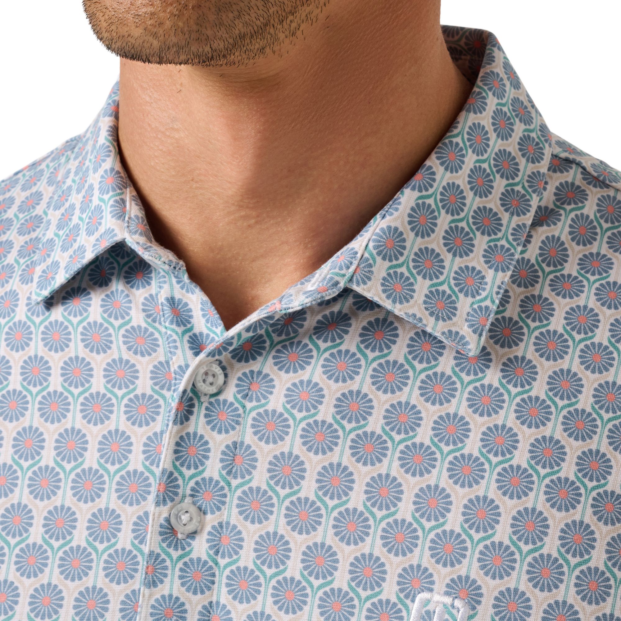 TravisMathew Men's Performance Jersey Paradise Golf Polo product image