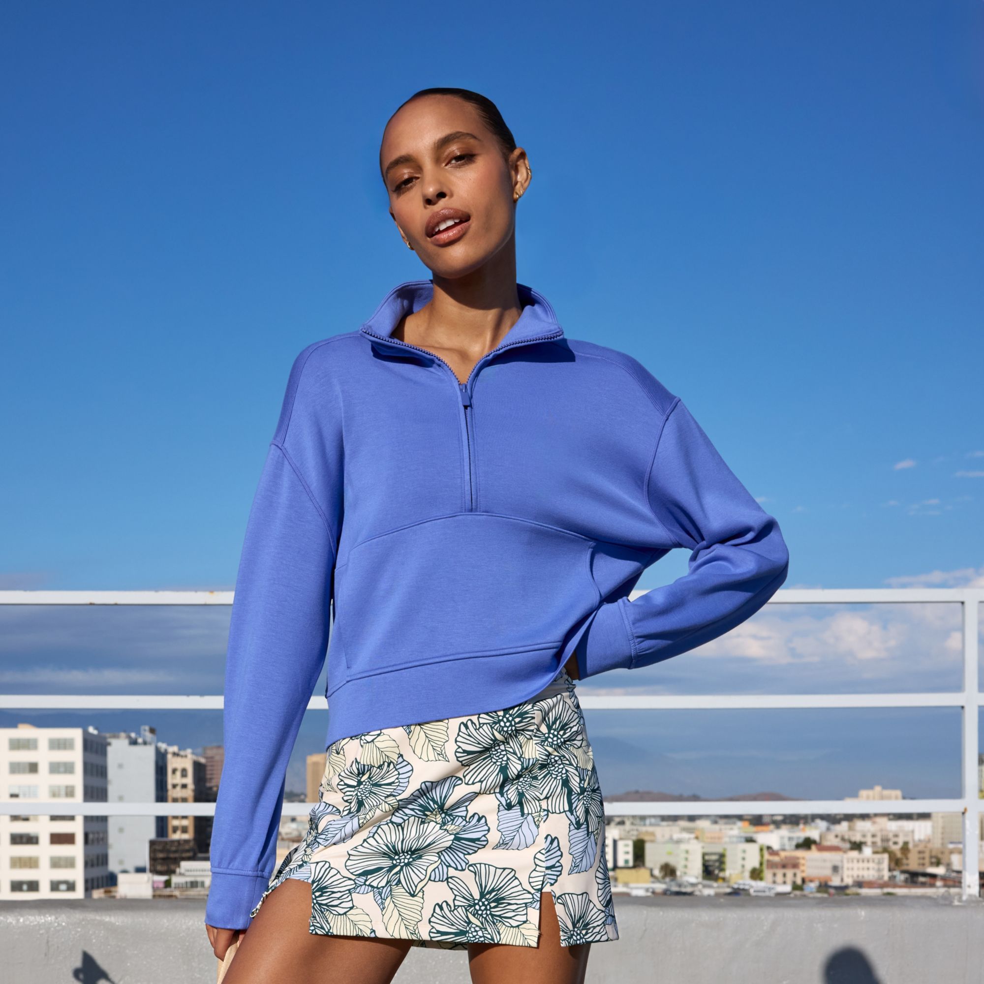 TravisMathew Women's Skyloft Soft ½ Zip 2.0 product image