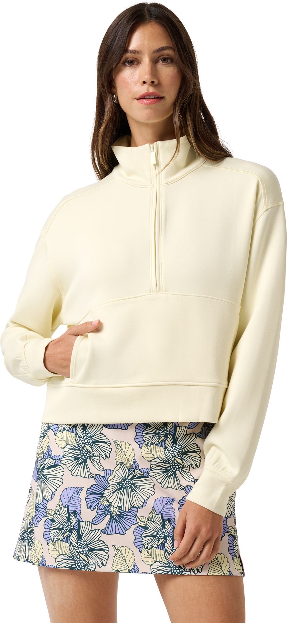 TravisMathew Women's Skyloft Soft ½ Zip 2.0 product image