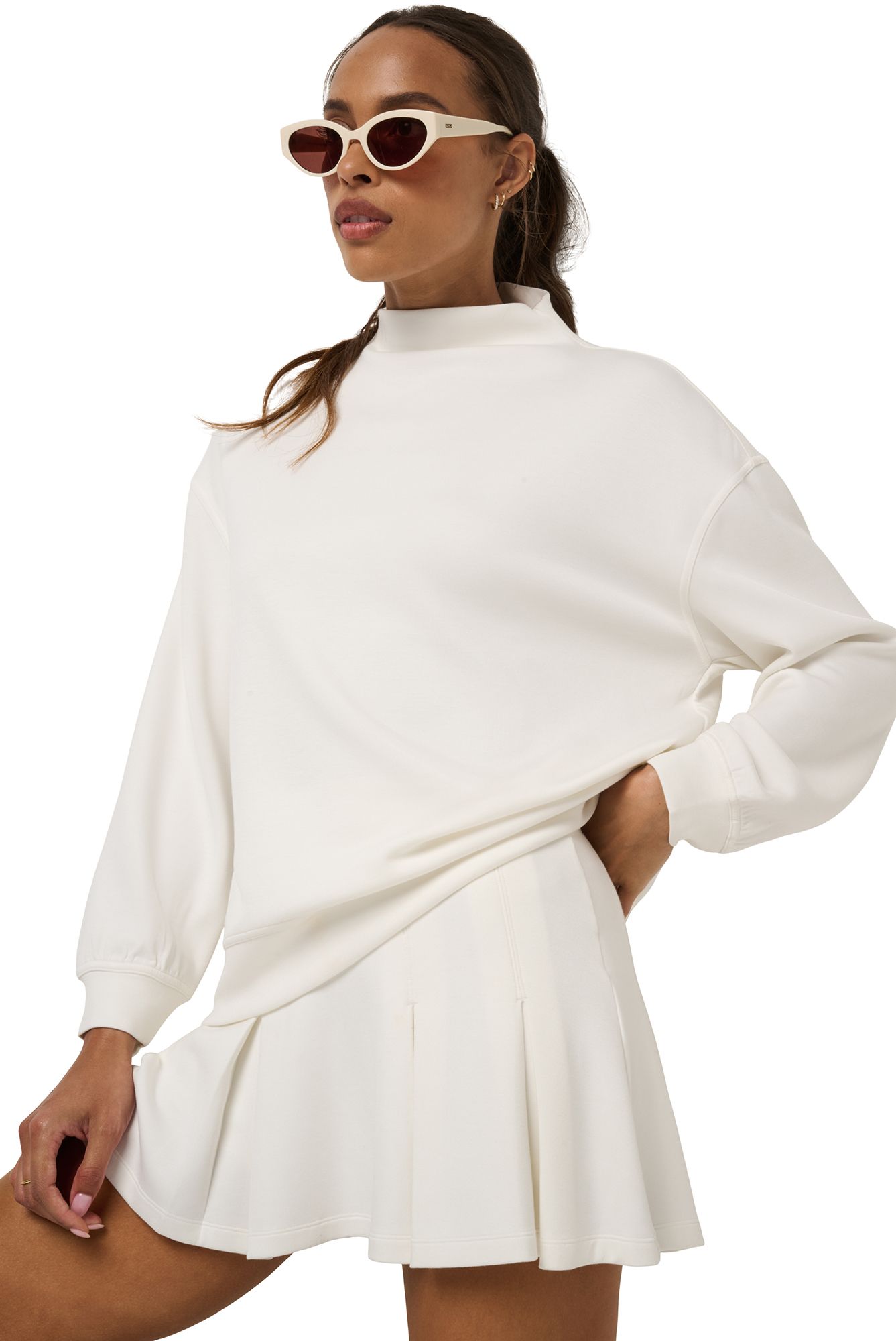 TravisMathew Women's Skyloft Soft Funnel Neck Pullover product image
