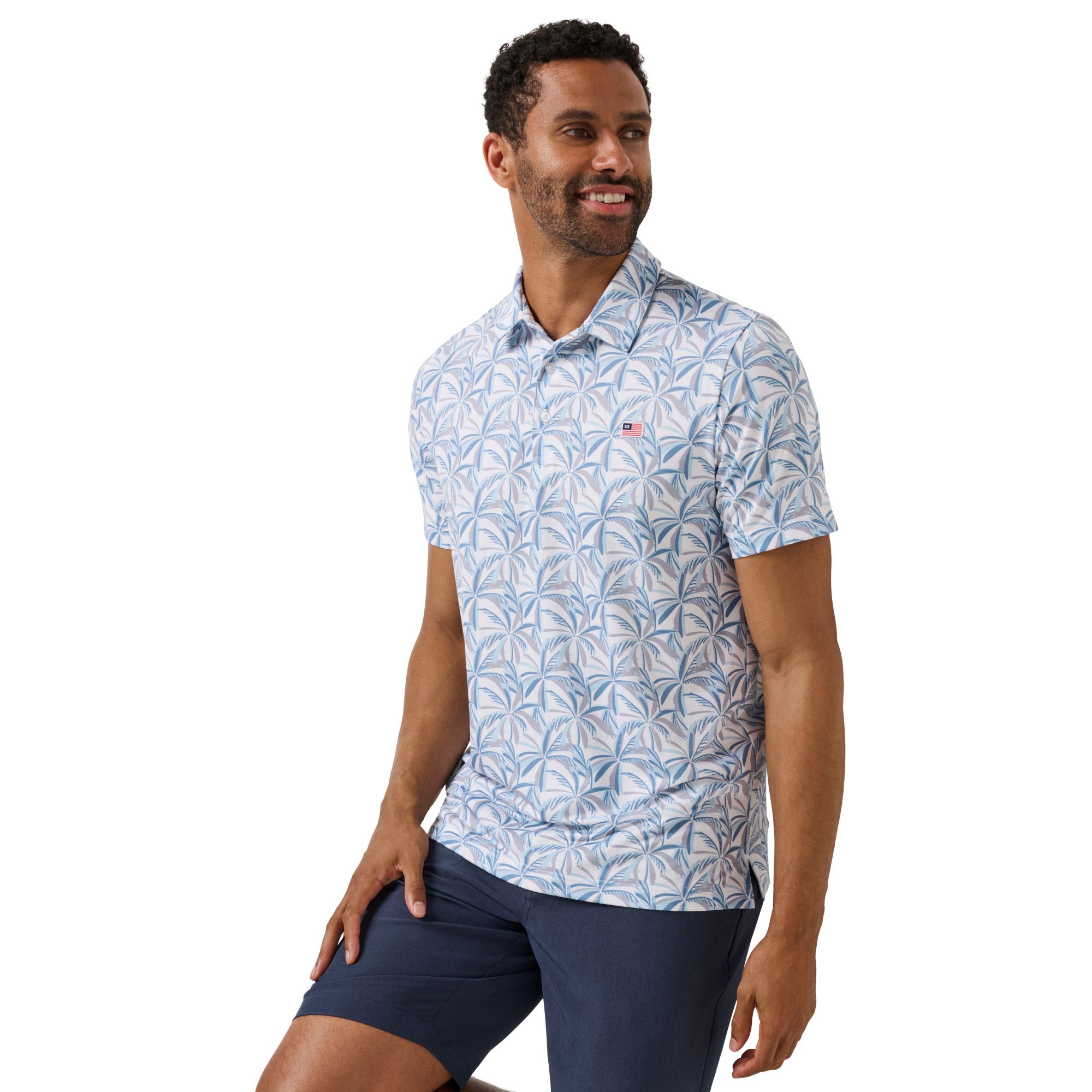 TravisMathew Men's Featherweight Parade Golf Polo product image