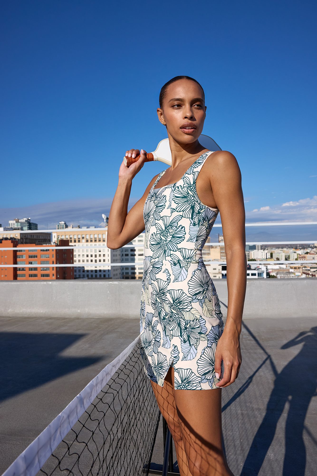 TravisMathew Women's MoveKnit Sleeveless Printed Dress product image