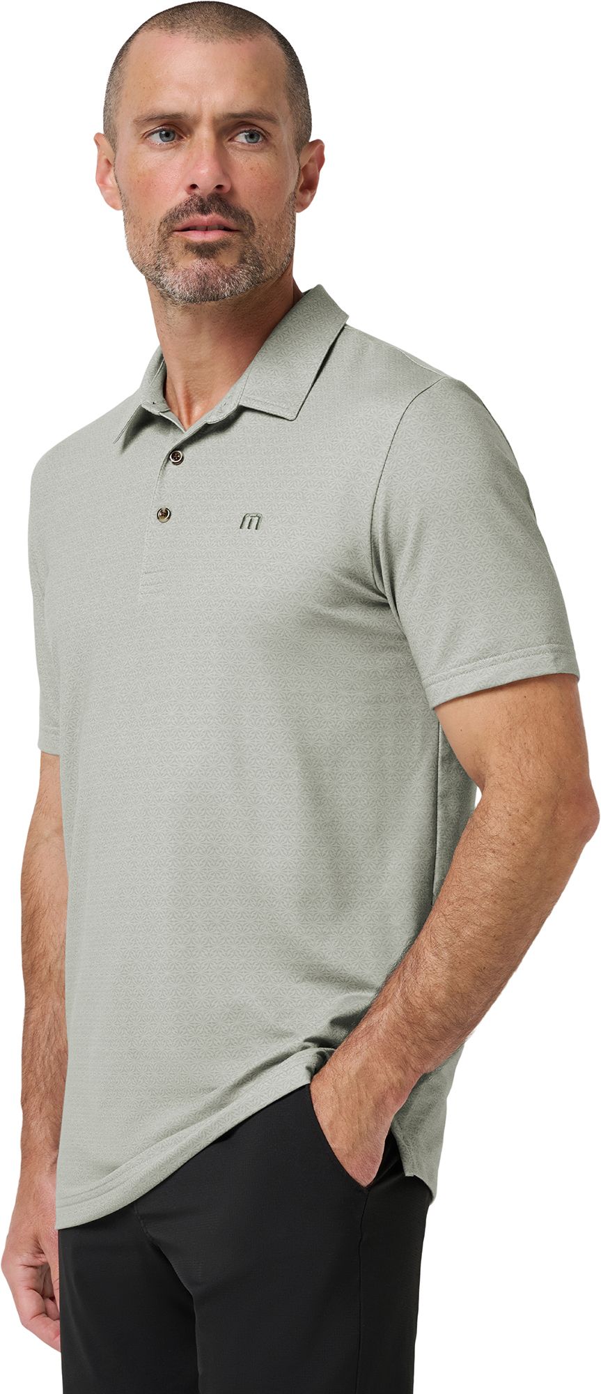 TravisMathew Men's Featherweight Fortune Golf Polo product image
