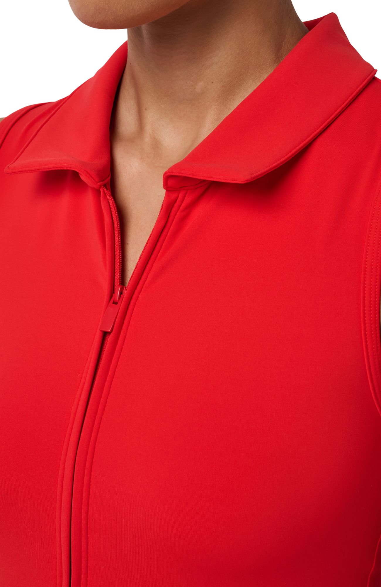 TravisMathew Women's MoveKnit Sleeveless Zip Polo product image