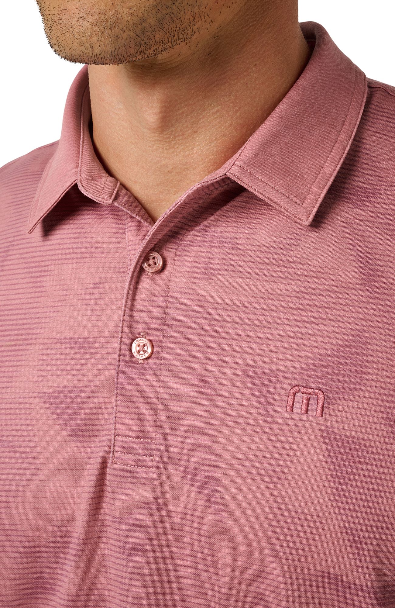 TravisMathew Men's Featherweight Back Nine Golf Polo product image