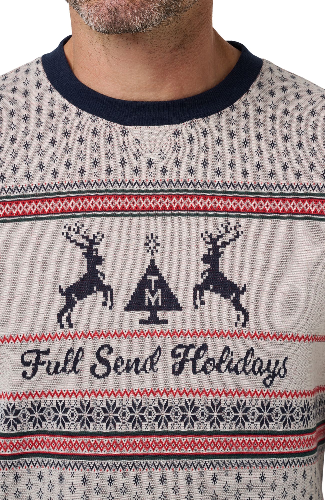 TravisMathew Men's Winter Bliss Crewneck Golf Sweater product image