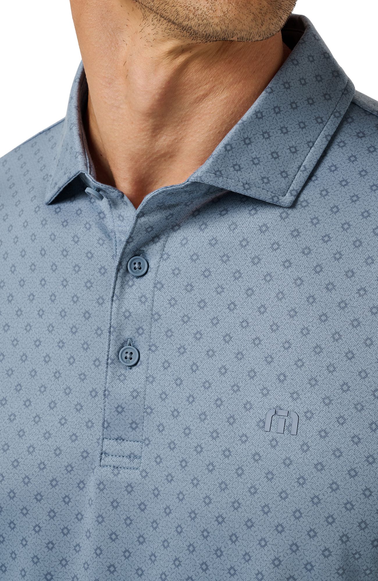 TravisMathew Men's Final Drive Geo Golf Polo product image