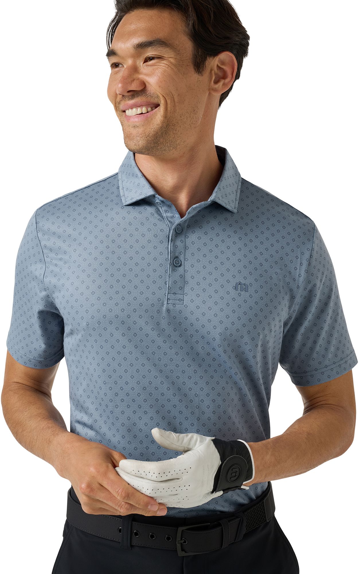 TravisMathew Men's Final Drive Geo Golf Polo product image