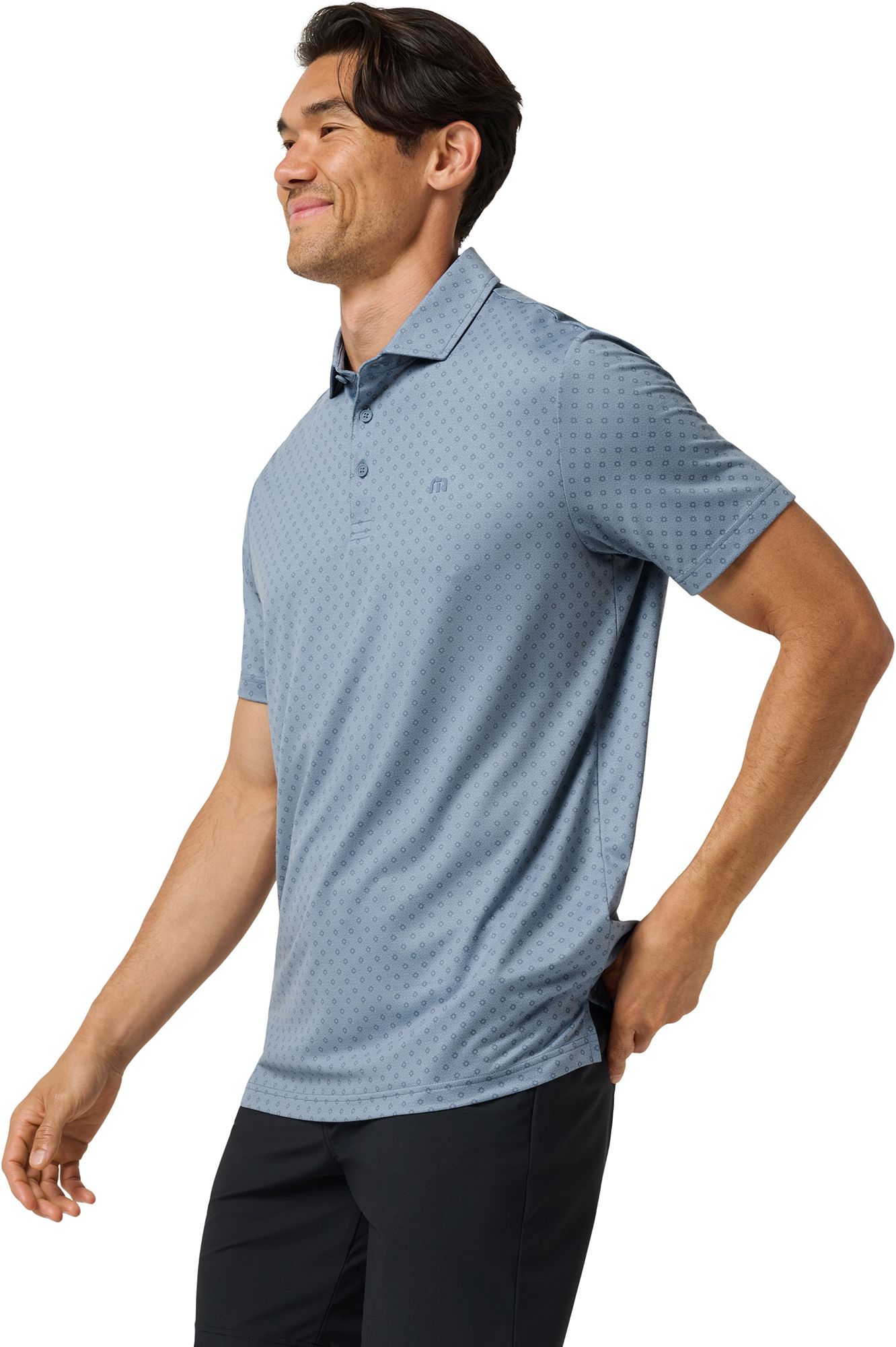 TravisMathew Men's Final Drive Geo Golf Polo product image