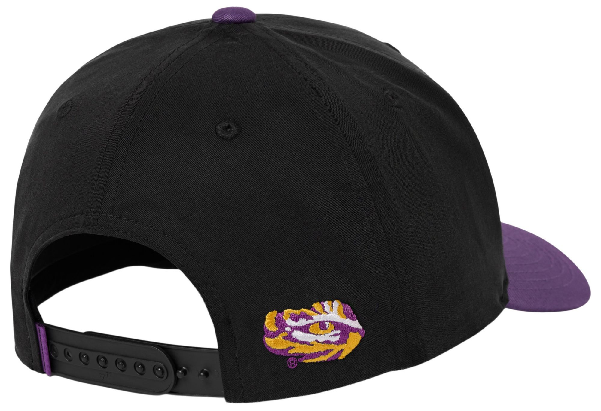 TravisMathew Adult LSU Tigers Black and Purple Gameday Glory Adjustable Hat product image