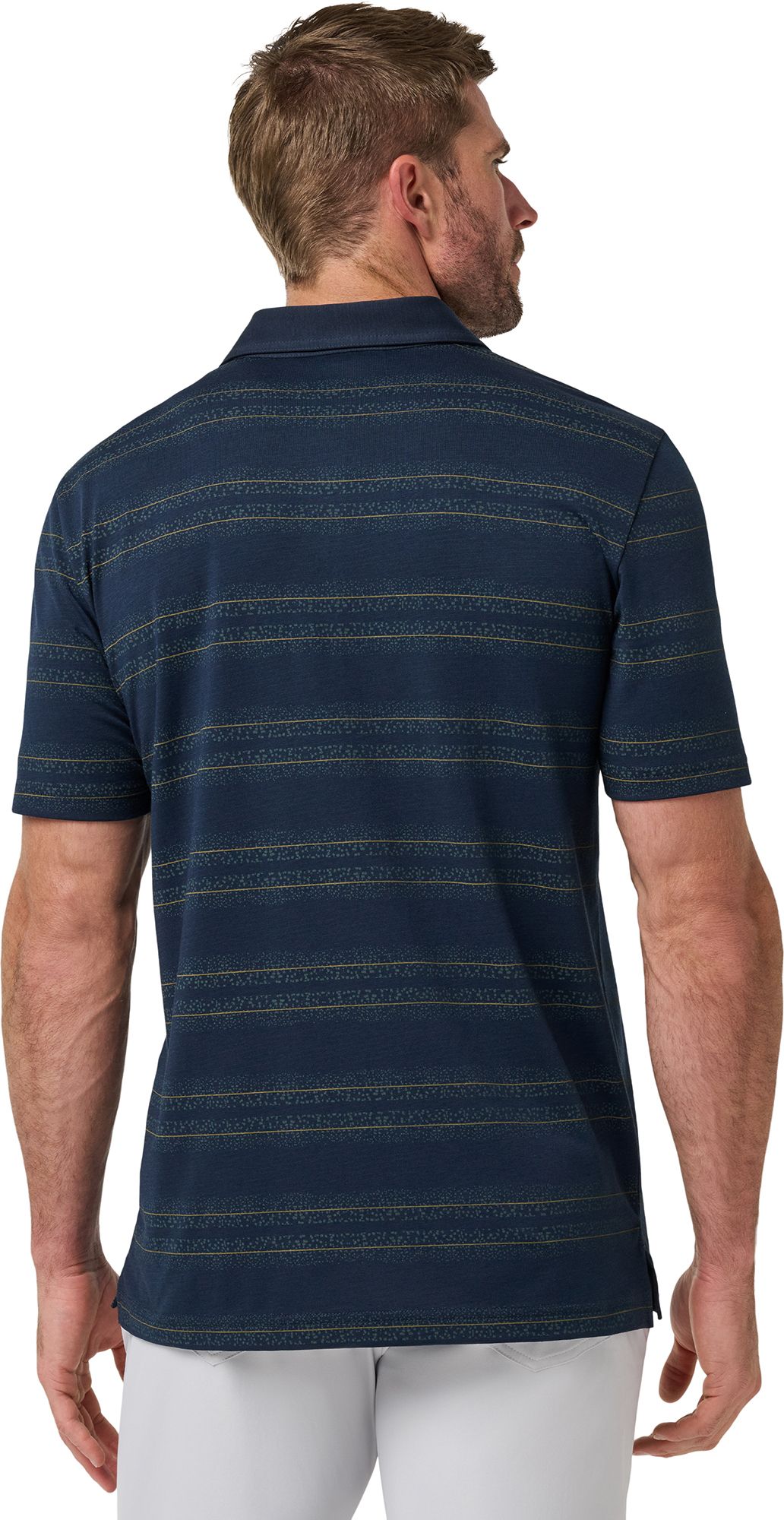 TravisMathew Men's Heater Jersey Horizons Golf Polo product image