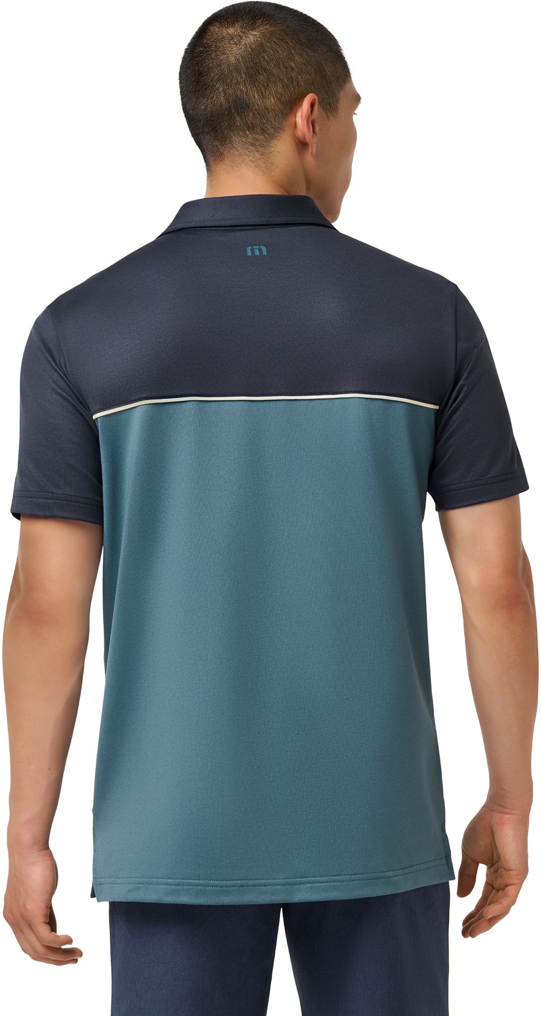 TravisMathew Men's Featherweight Colorblock Golf Polo product image
