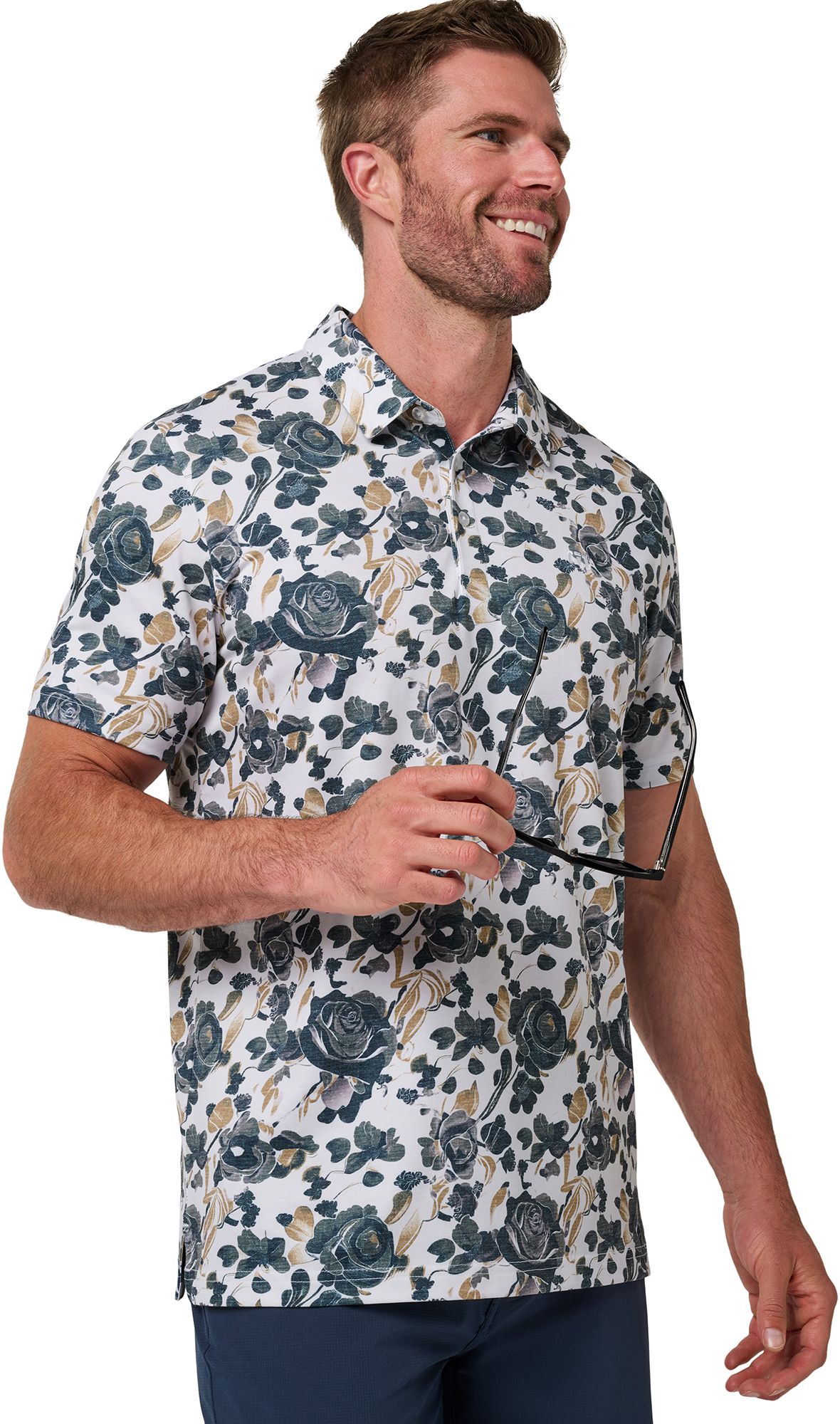 TravisMathew Men's Featherweight Villa Golf Polo product image