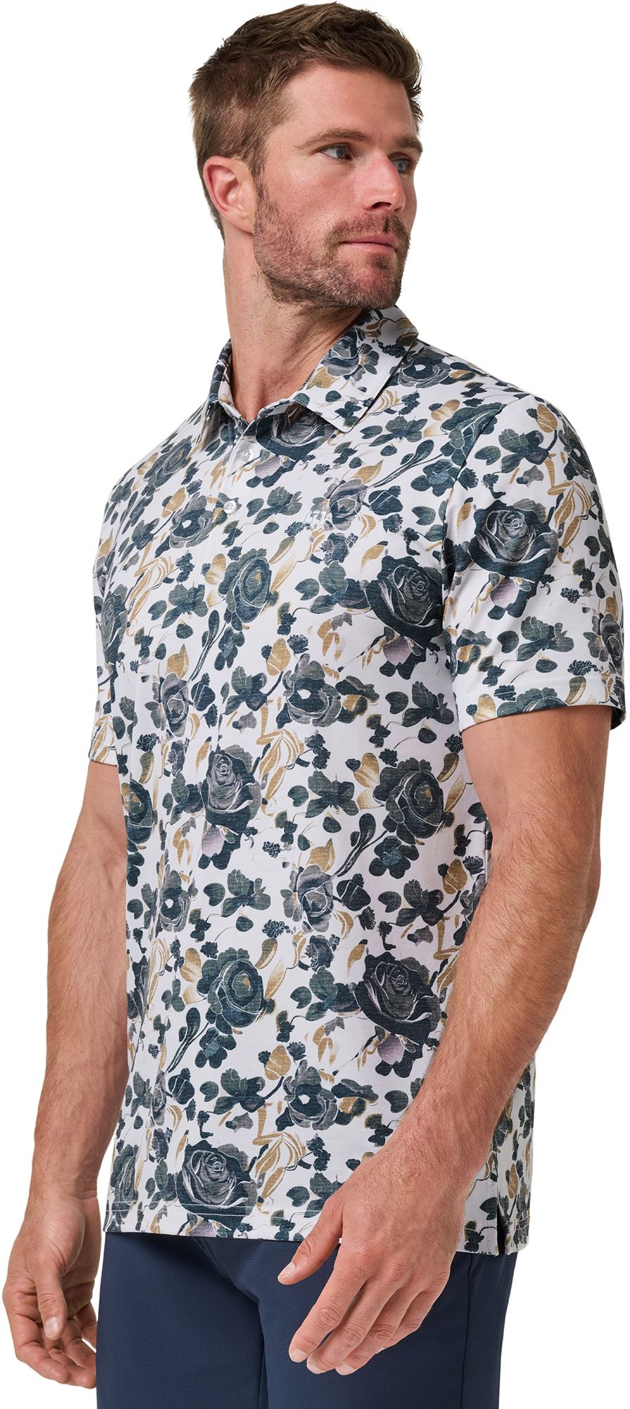 TravisMathew Men's Featherweight Villa Golf Polo product image