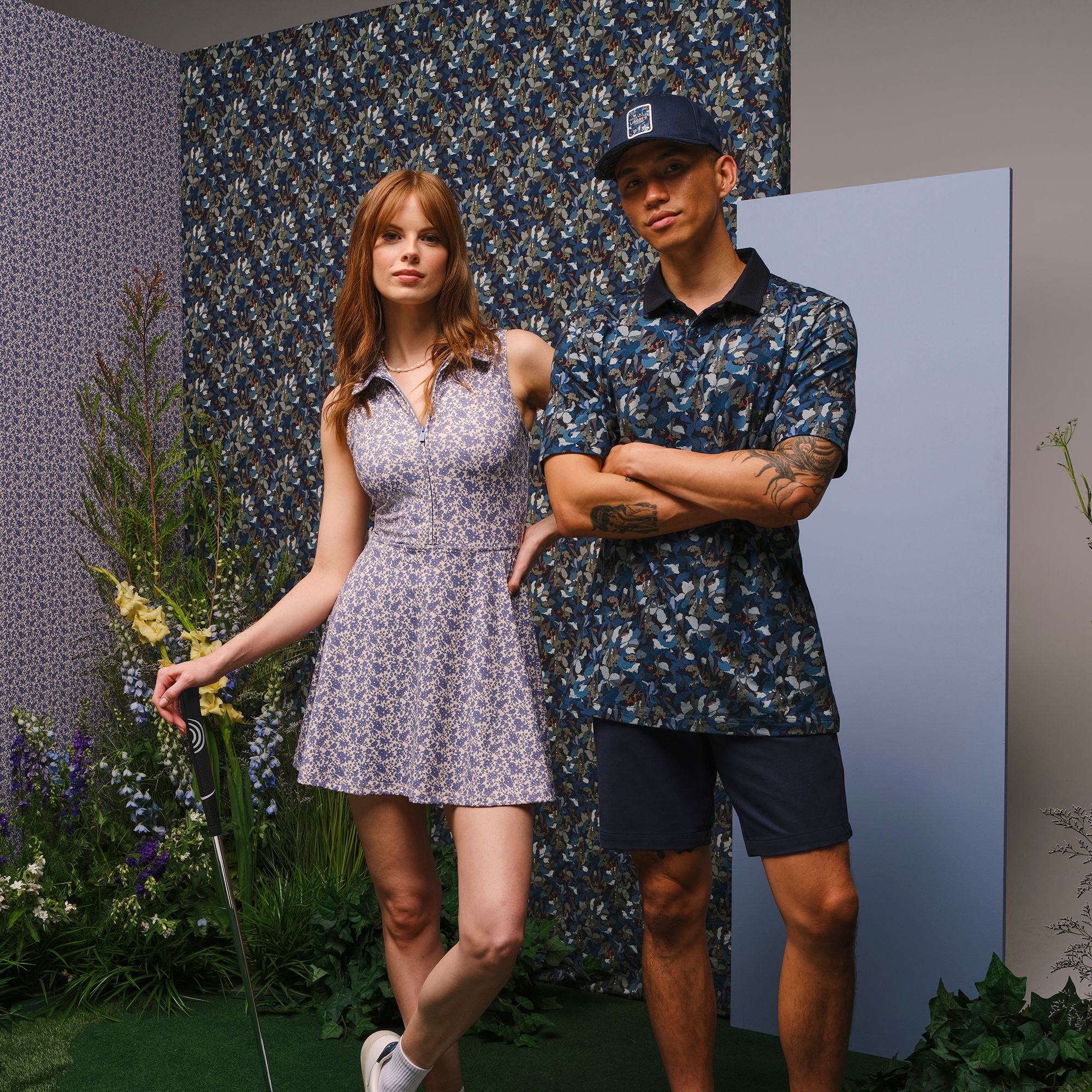 TravisMathew x Liberty London Women's Dancing Maddsie Sleeveless Zip Dress product image