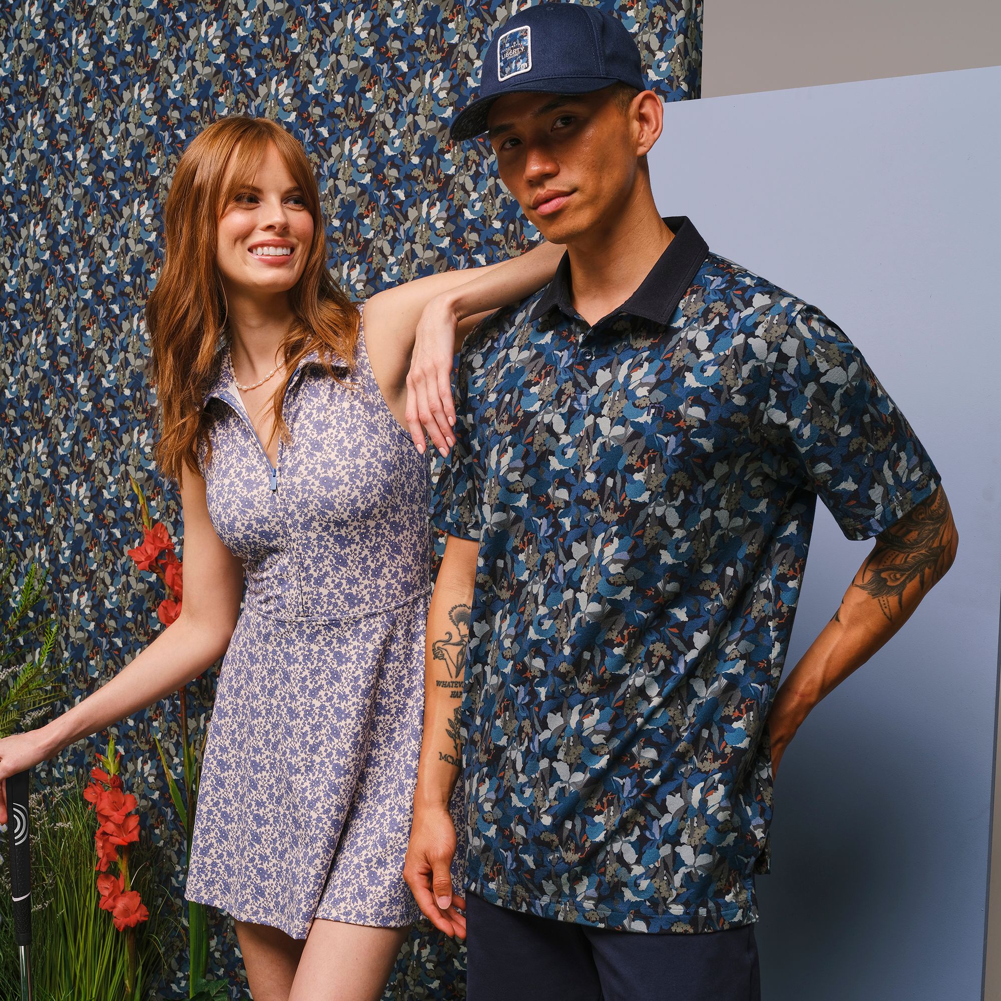TravisMathew x Liberty London Women's Dancing Maddsie Sleeveless Zip Dress product image