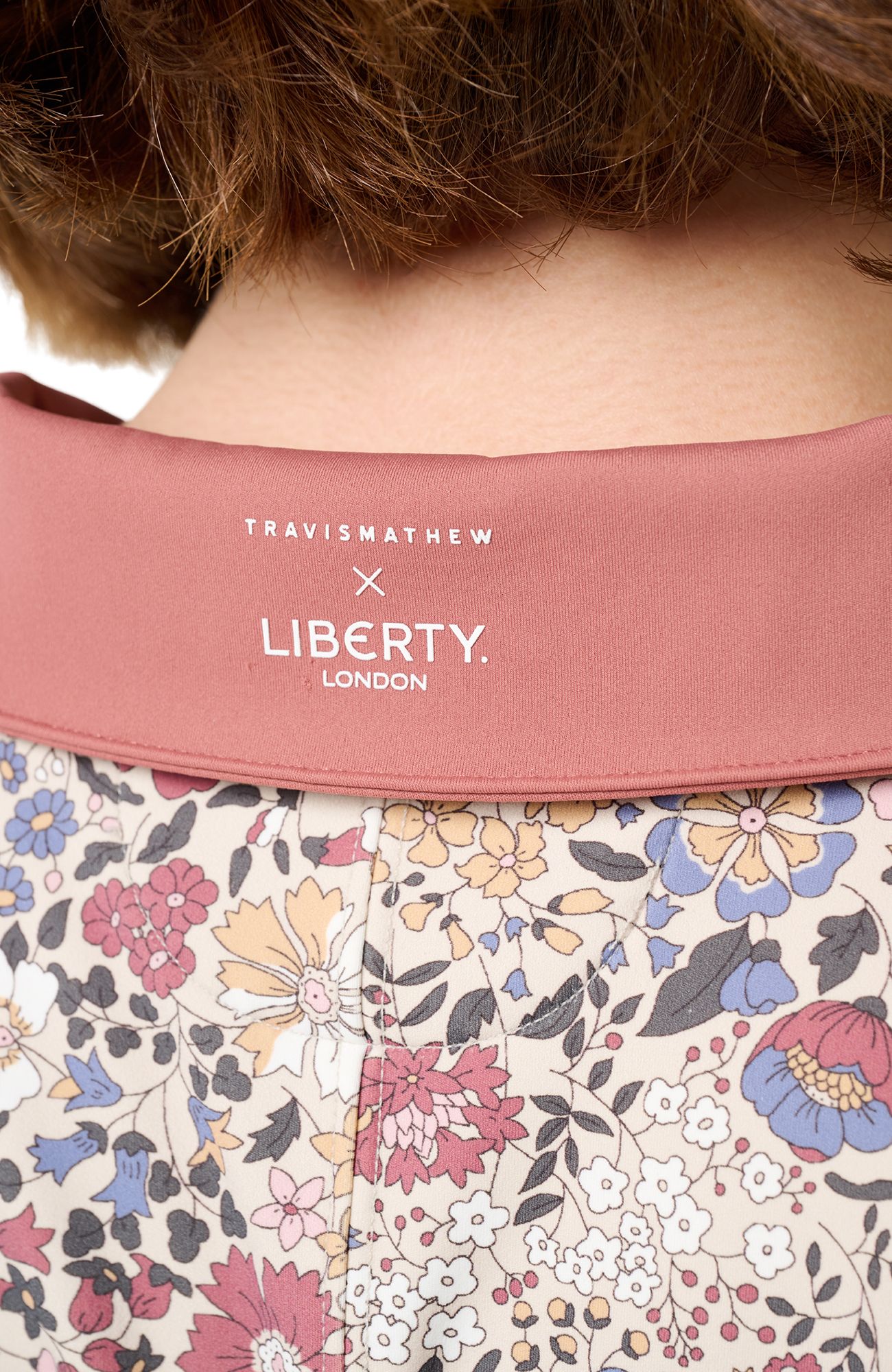 TravisMathew X Liberty London Women's Wharfedale Field Sleeveless Zip Polo product image