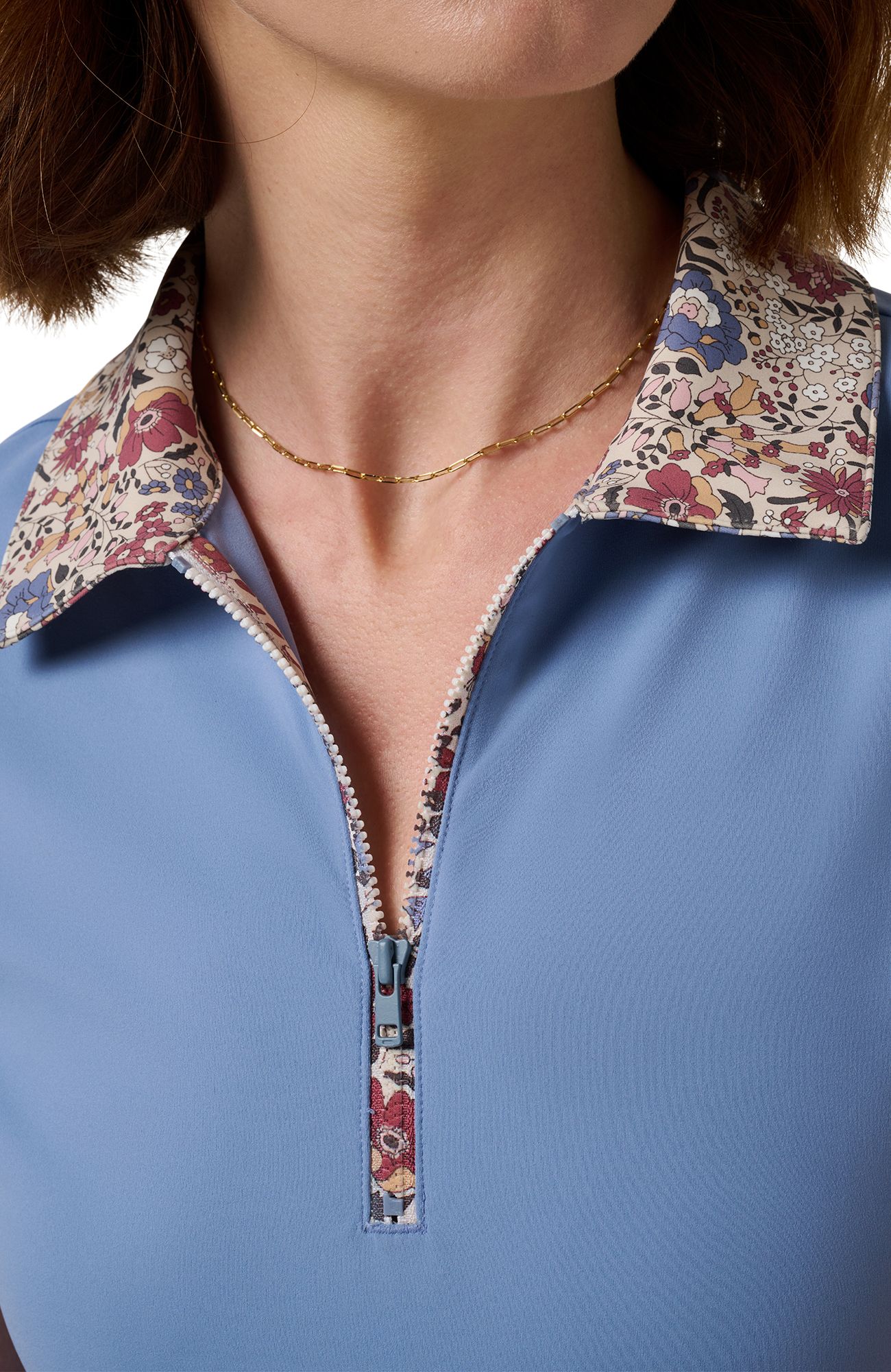 TravisMathew X Liberty London Women's Wharfedale Field Short Sleeve Polo product image