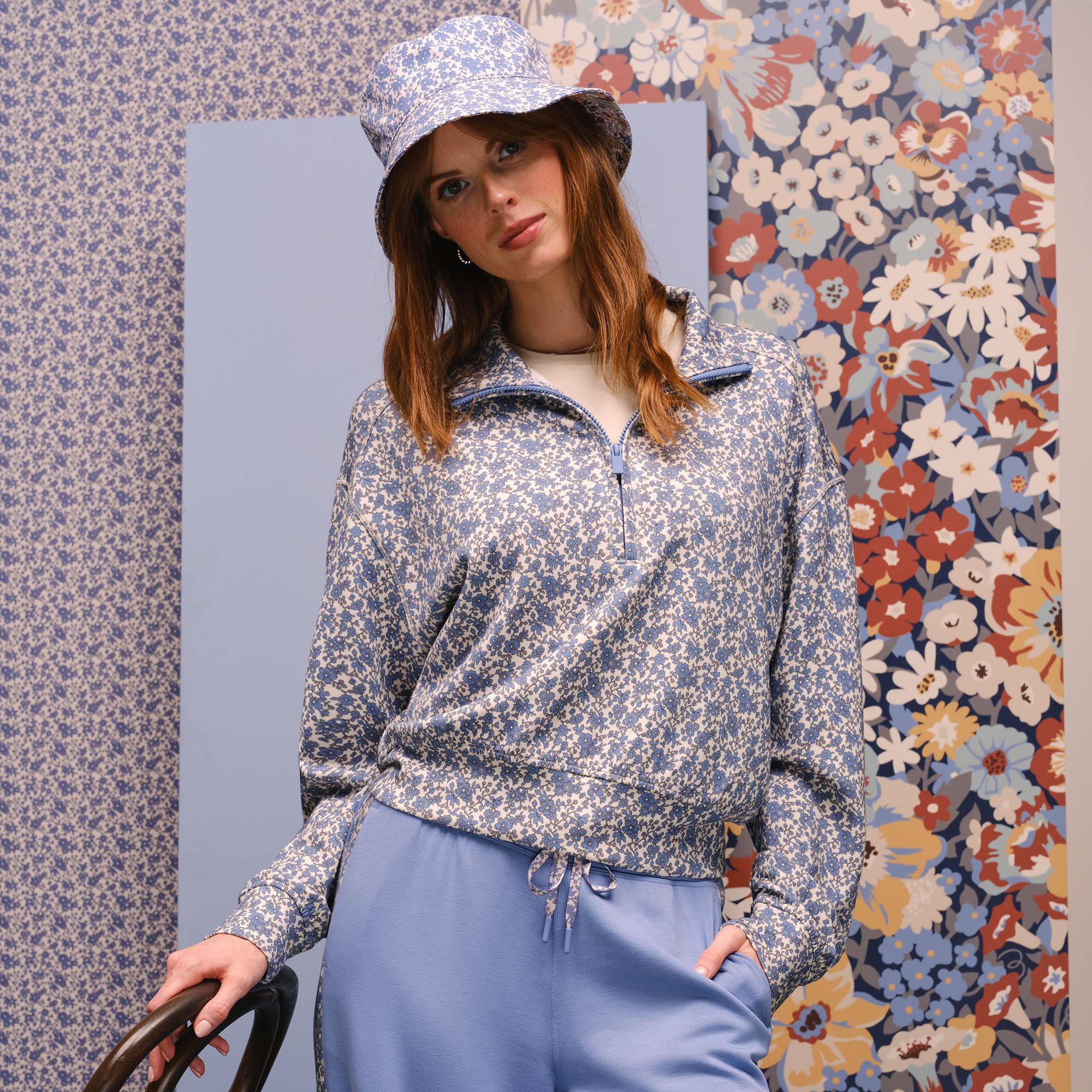 TravisMathew X Liberty London Women's Reversible Golf Bucket Hat product image