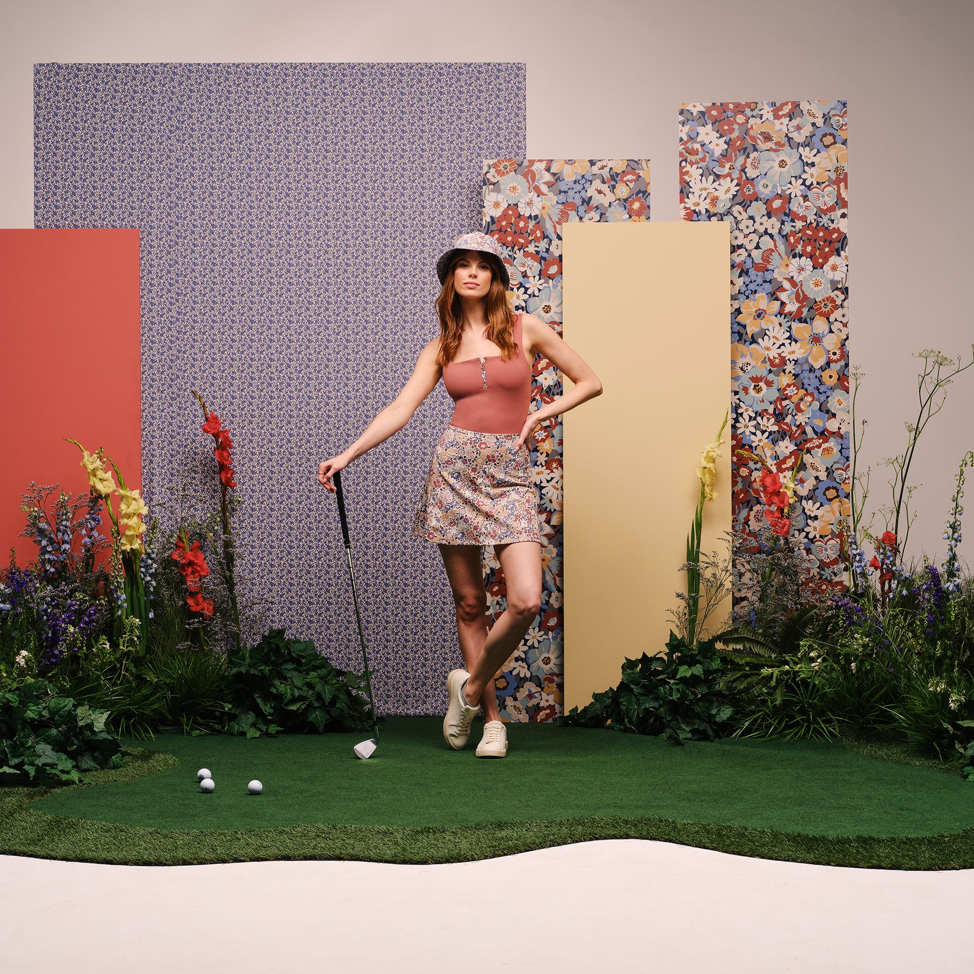 TravisMathew X Liberty London Women's Reversible Golf Bucket Hat product image
