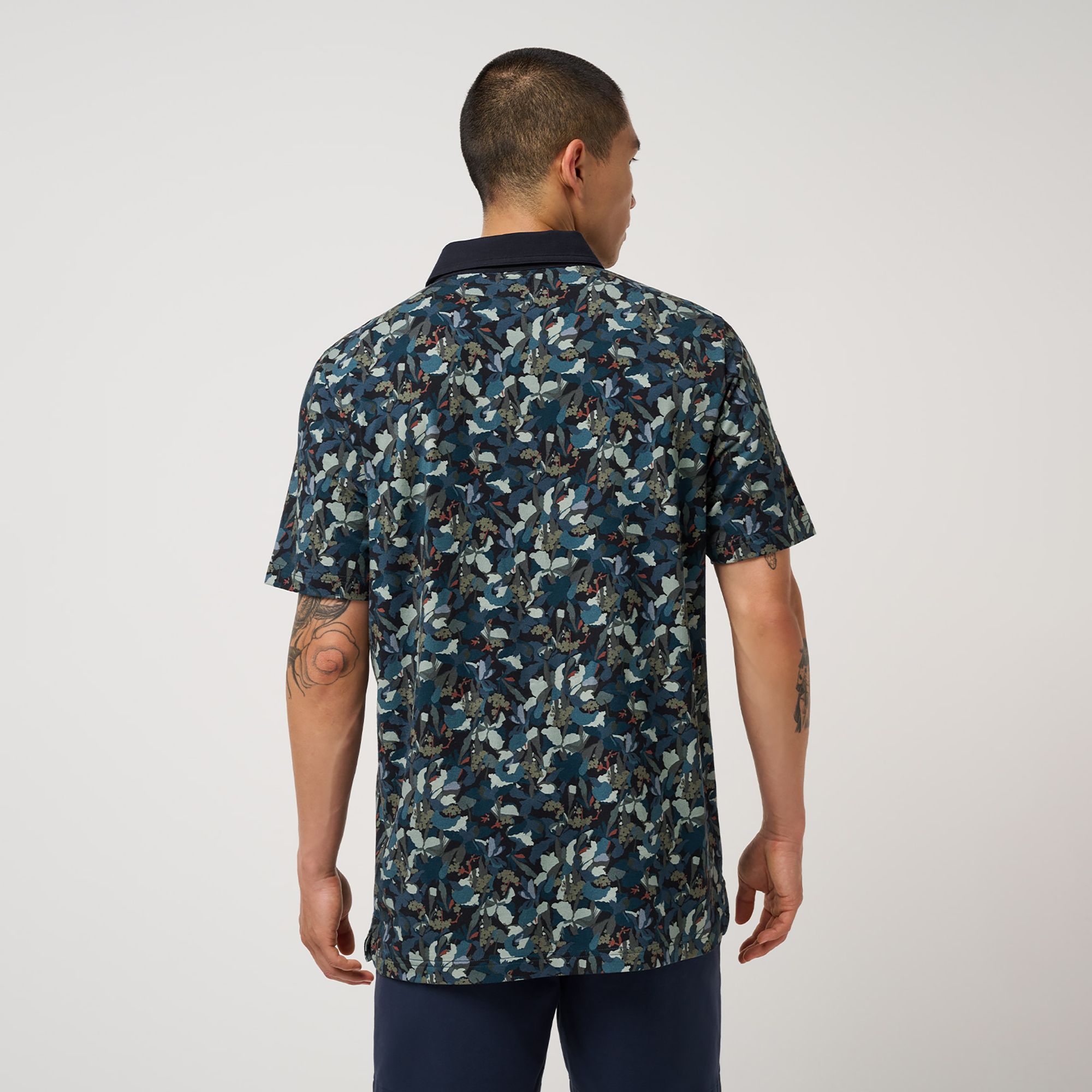 TravisMathew X Liberty London Men's Comfortknit Camo Flower Golf Polo product image