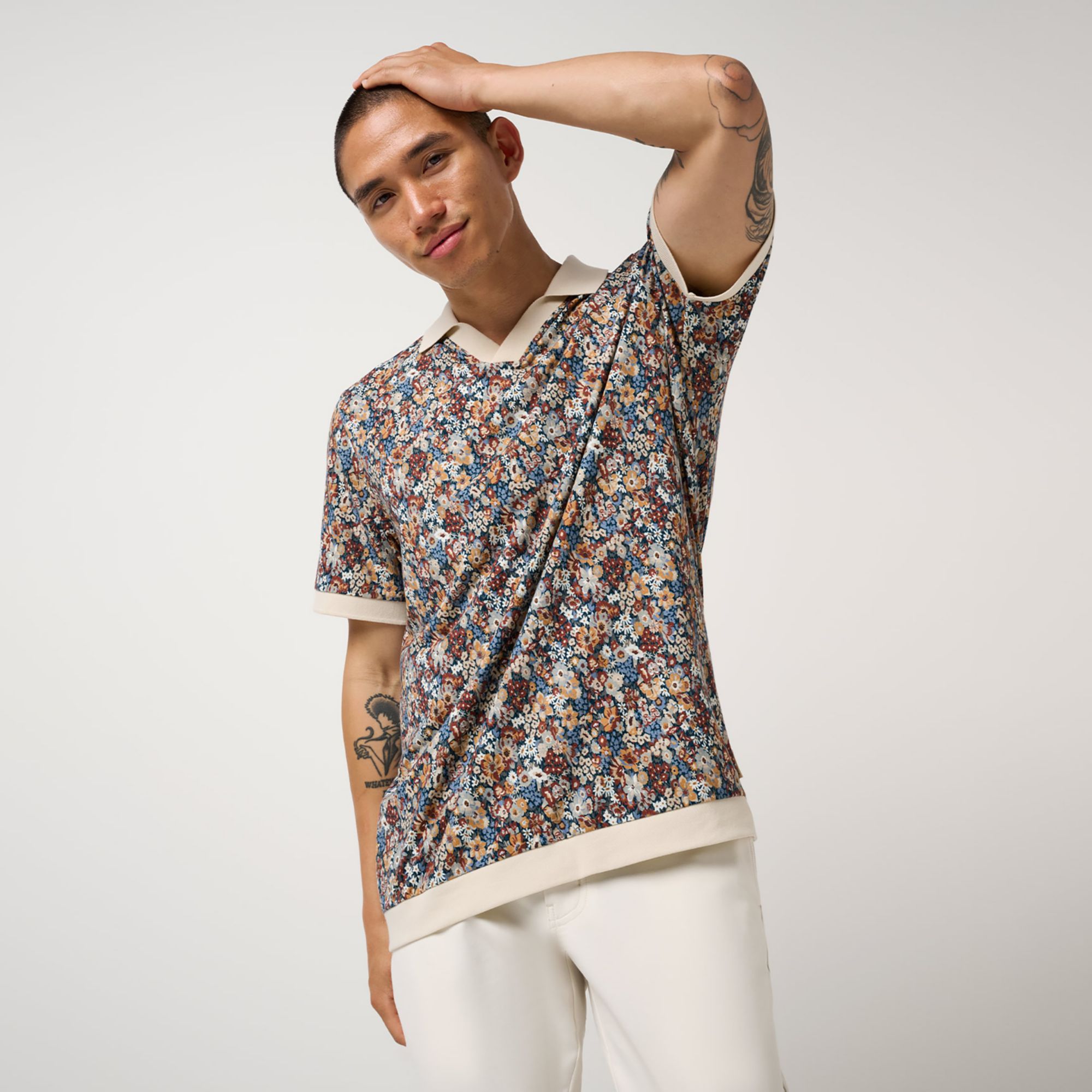TravisMathew X Liberty London Men's Comfortknit Artemis Golf Polo product image
