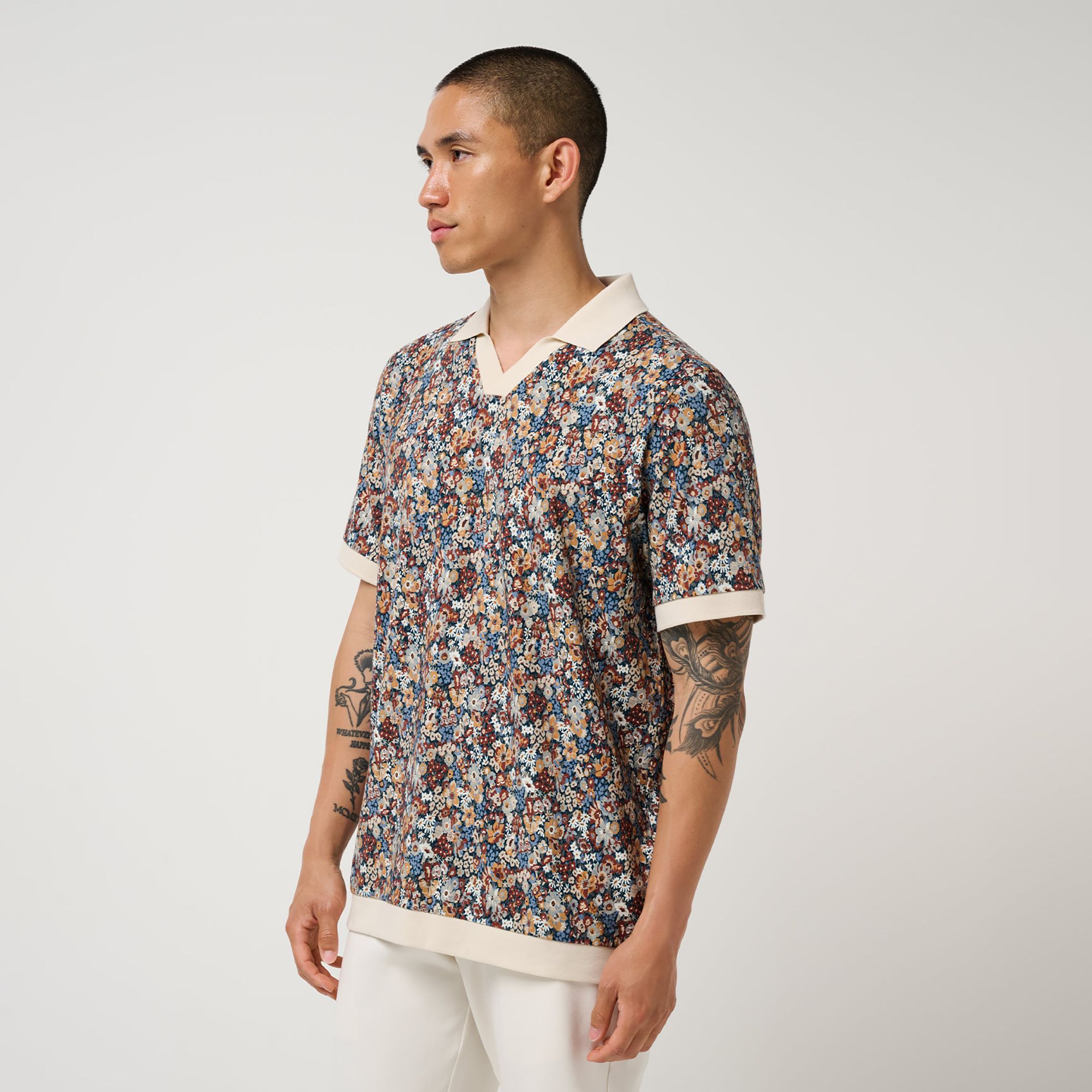 TravisMathew X Liberty London Men's Comfortknit Artemis Golf Polo product image