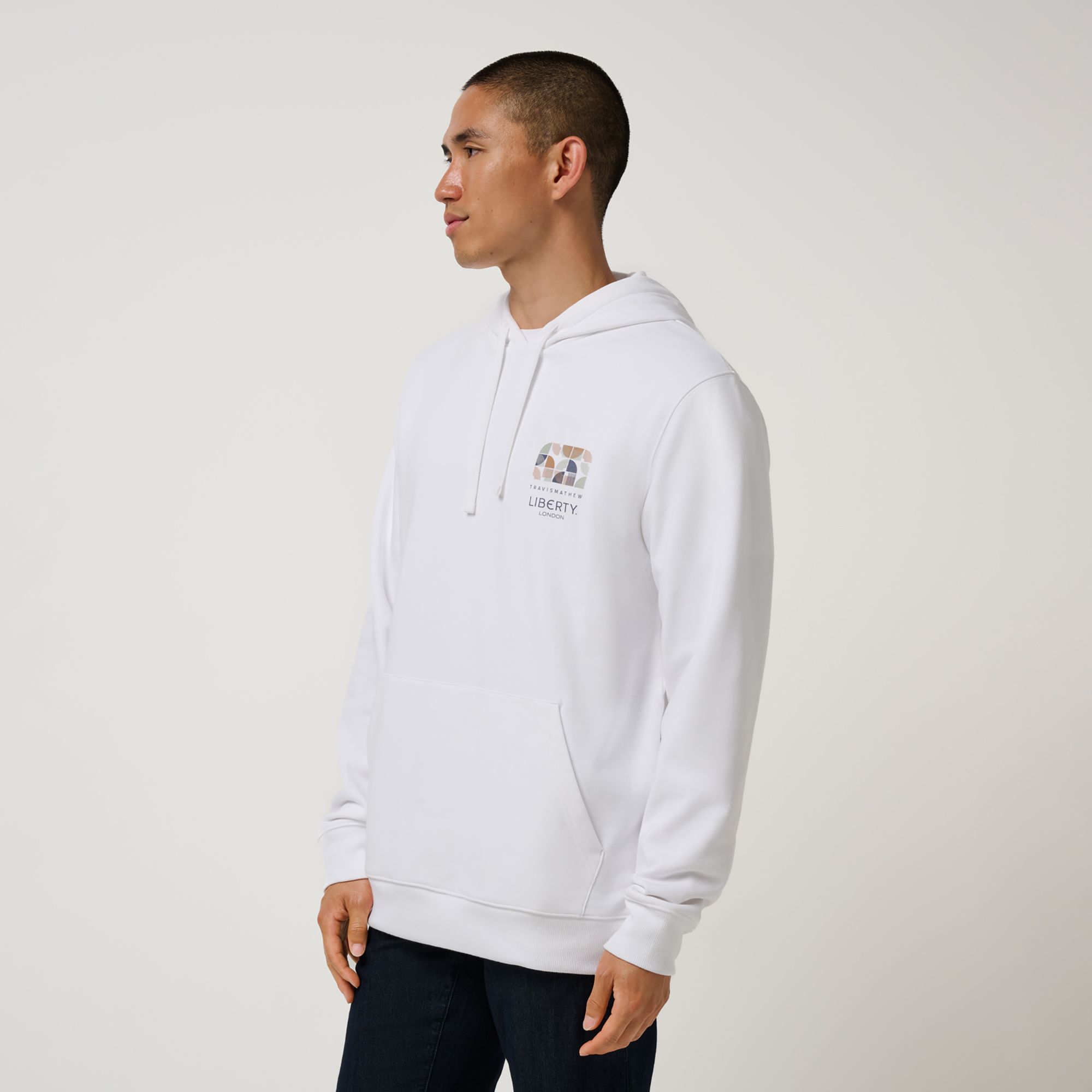 TravisMathew X Liberty London Men's Cloud Hoodie Archer Zen product image