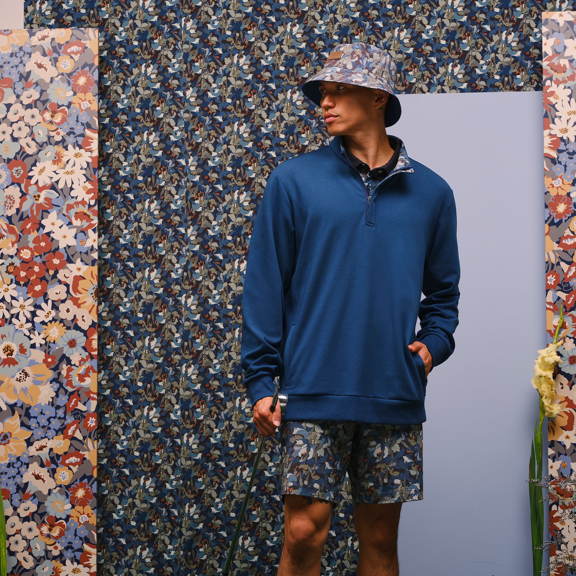 TravisMathew X Liberty London Men's Stretchknit Golf Short product image